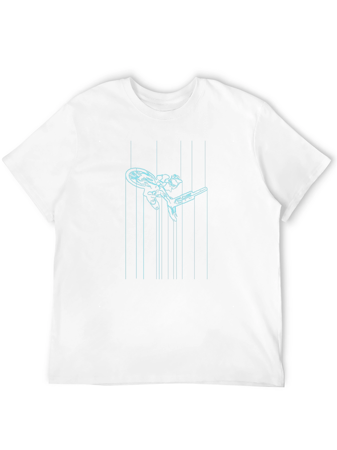Cool Black T-Shirt with Cycling Graphic