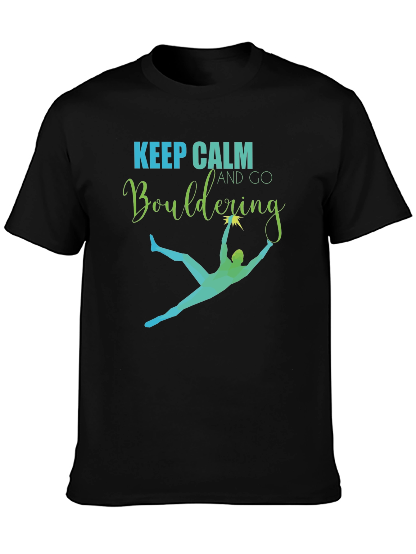 Keep Calm and Go Bouldering Graphic Tee