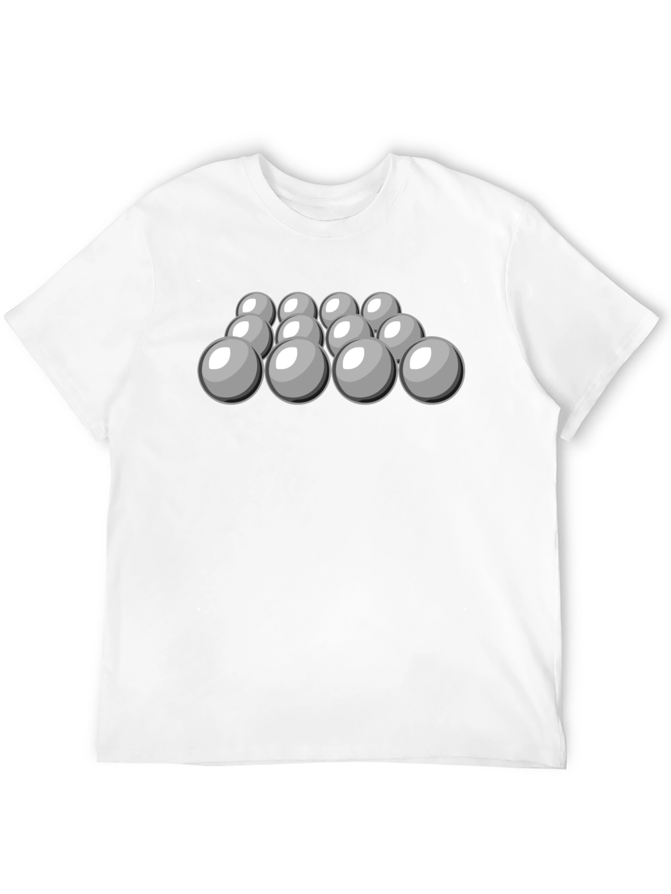 Cool Spheres Graphic Tee - Black Cotton T-Shirt
