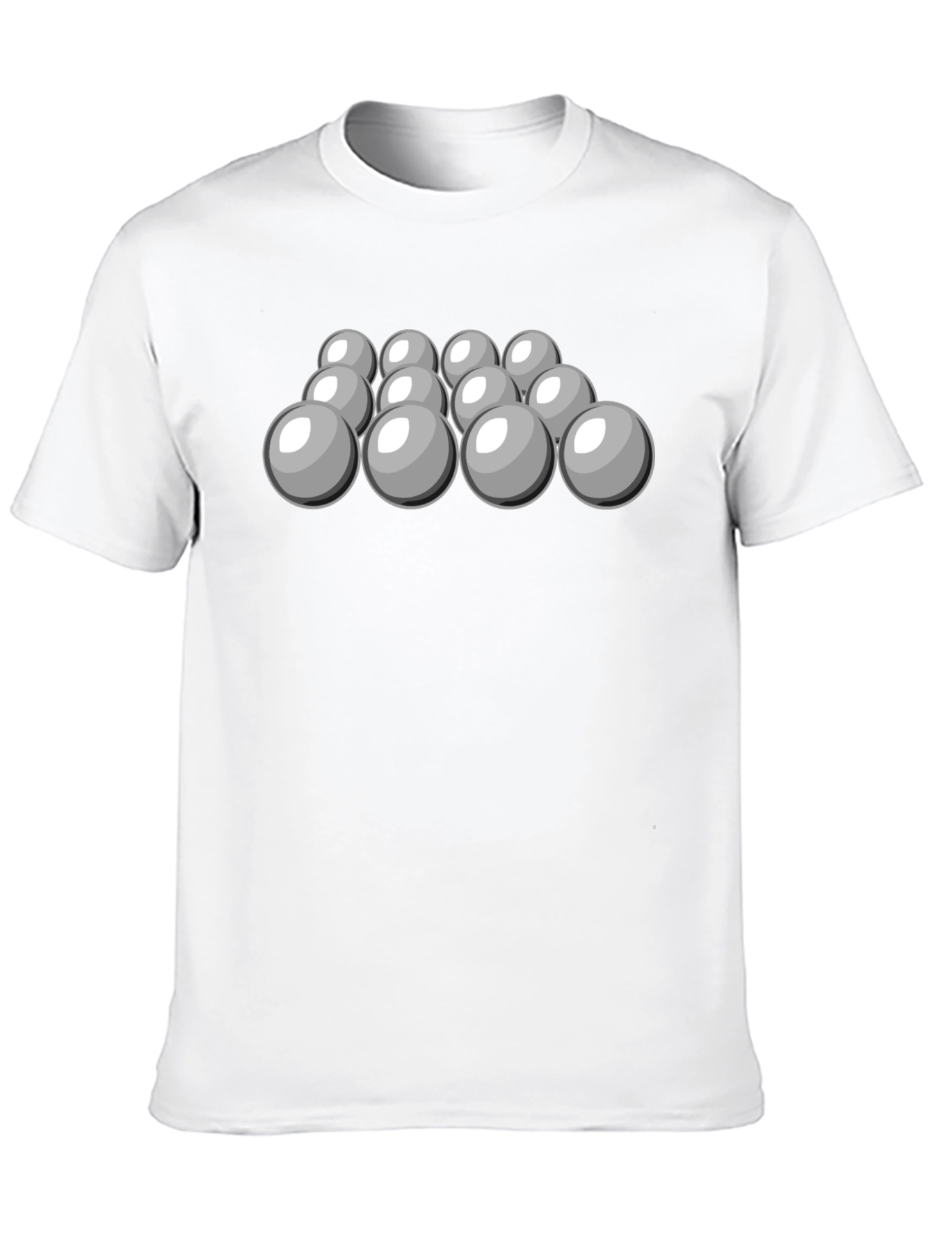 Cool Spheres Graphic Tee - Black Cotton T-Shirt