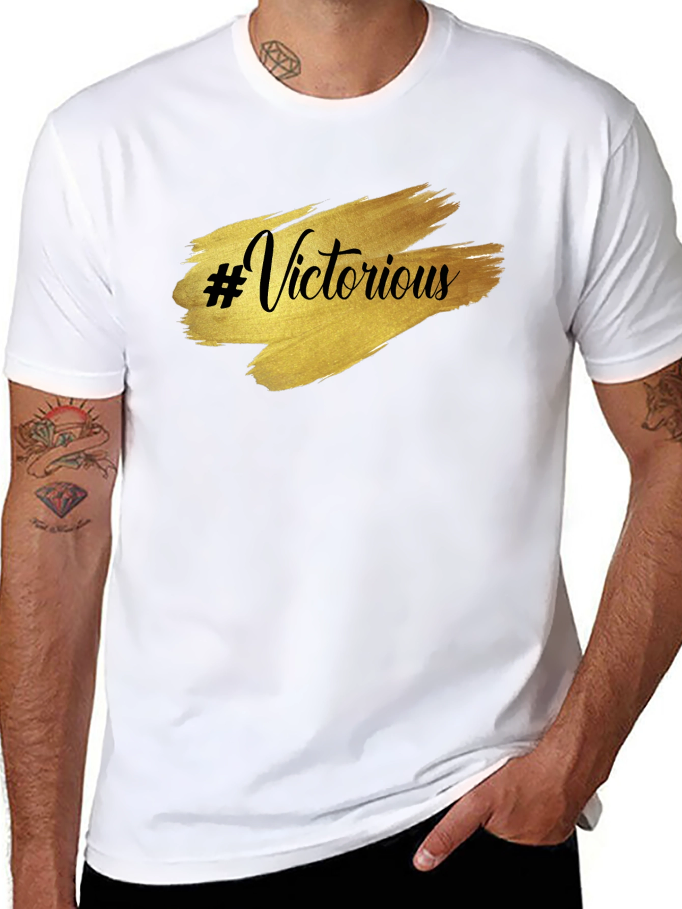 Victorious Gold Brush T-Shirt