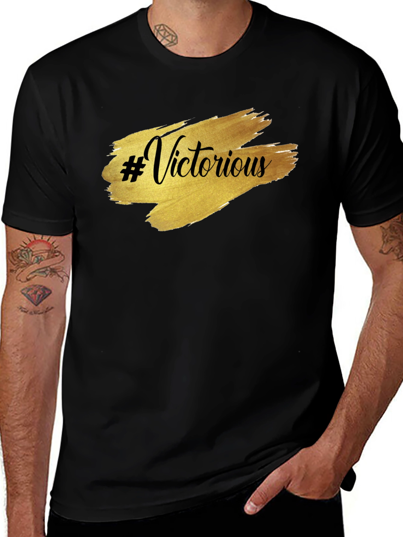 Victorious Gold Brush T-Shirt