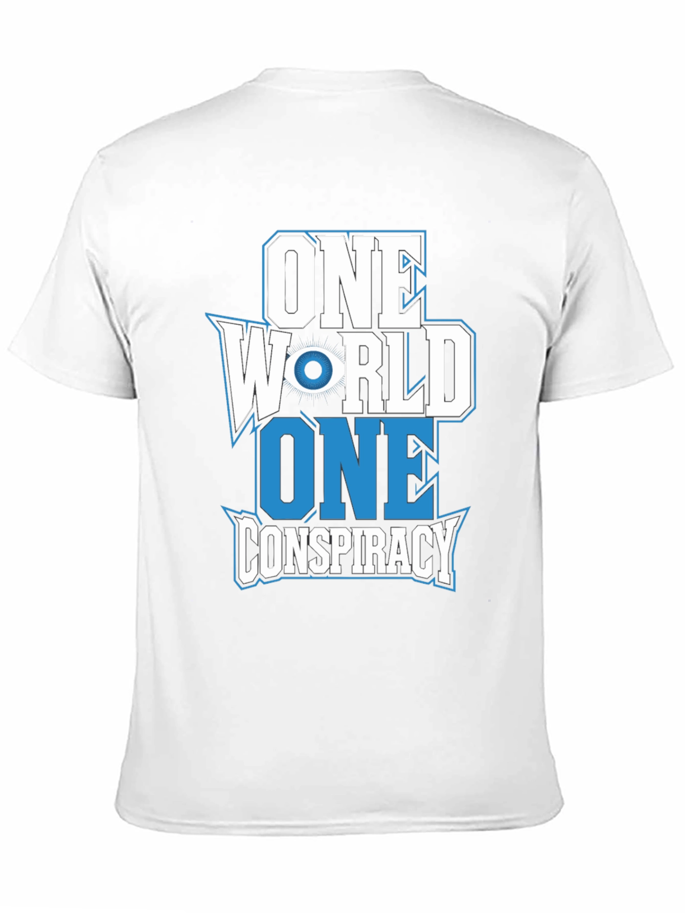 One World Conspiracy T-Shirt Black Cotton Graphic Tee