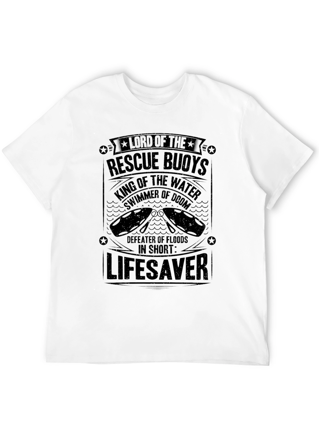 Lifesaver Rescue Buoys Graphic T-Shirt