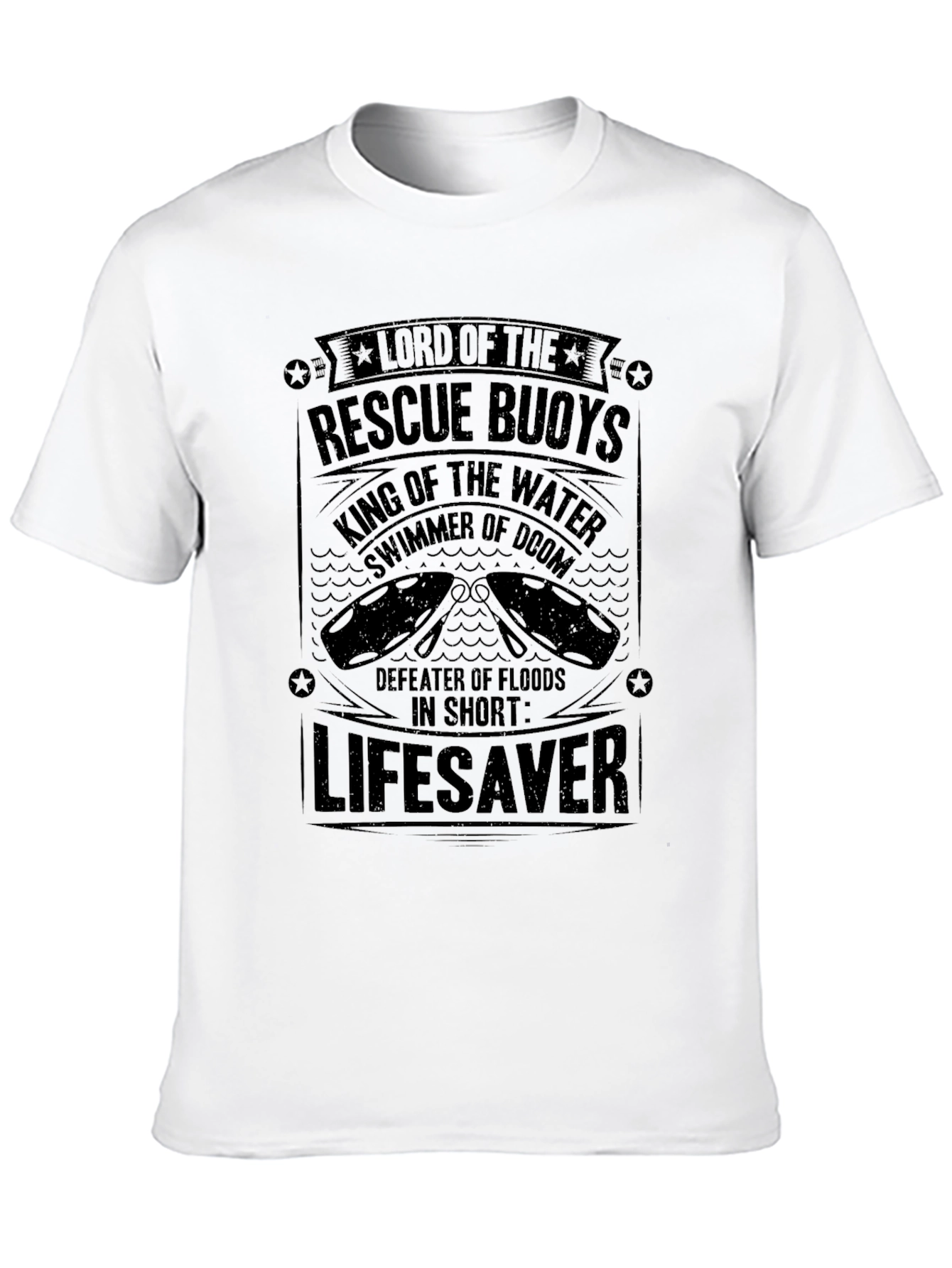 Lifesaver Rescue Buoys Graphic T-Shirt