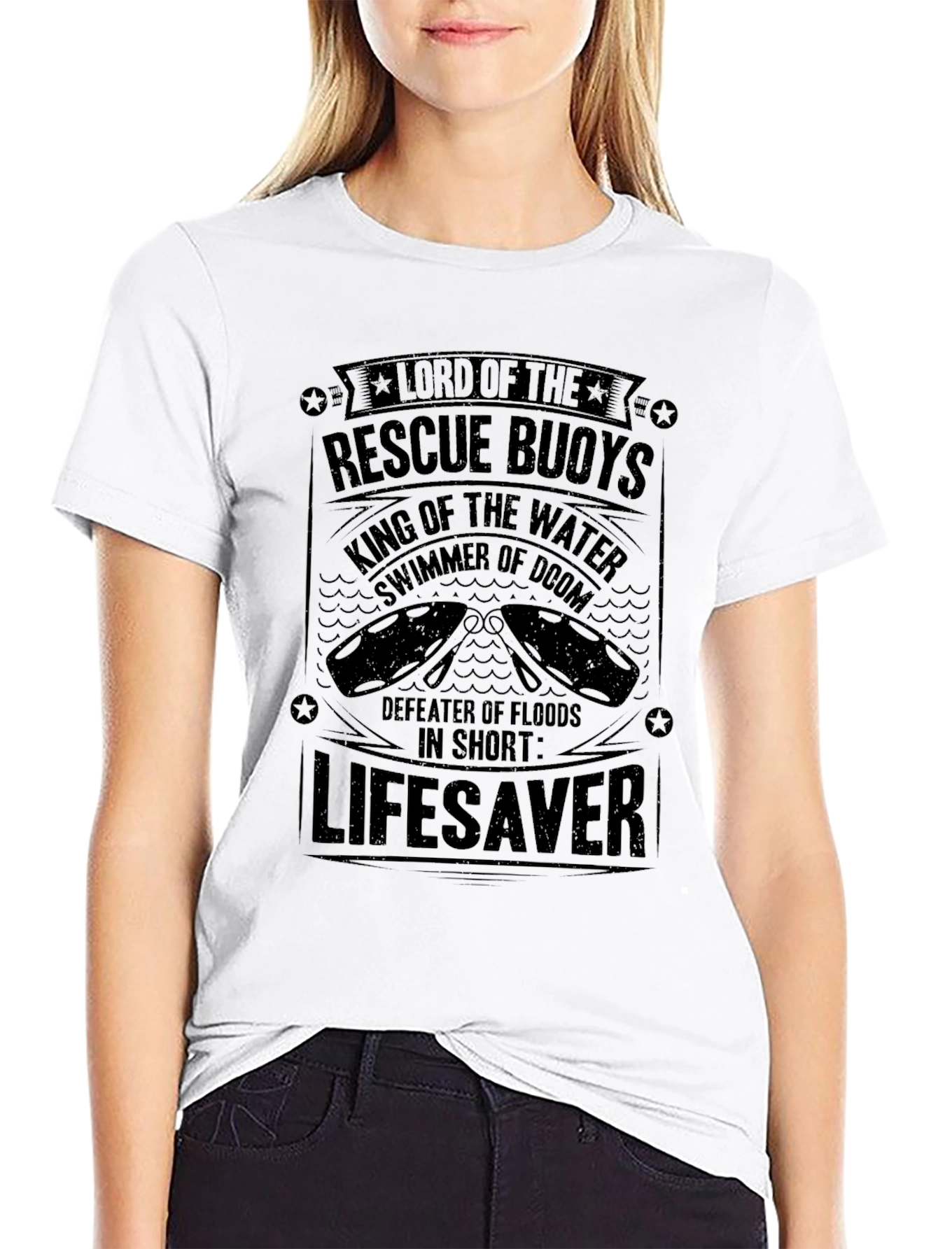 Lifesaver Rescue Buoys Graphic T-Shirt