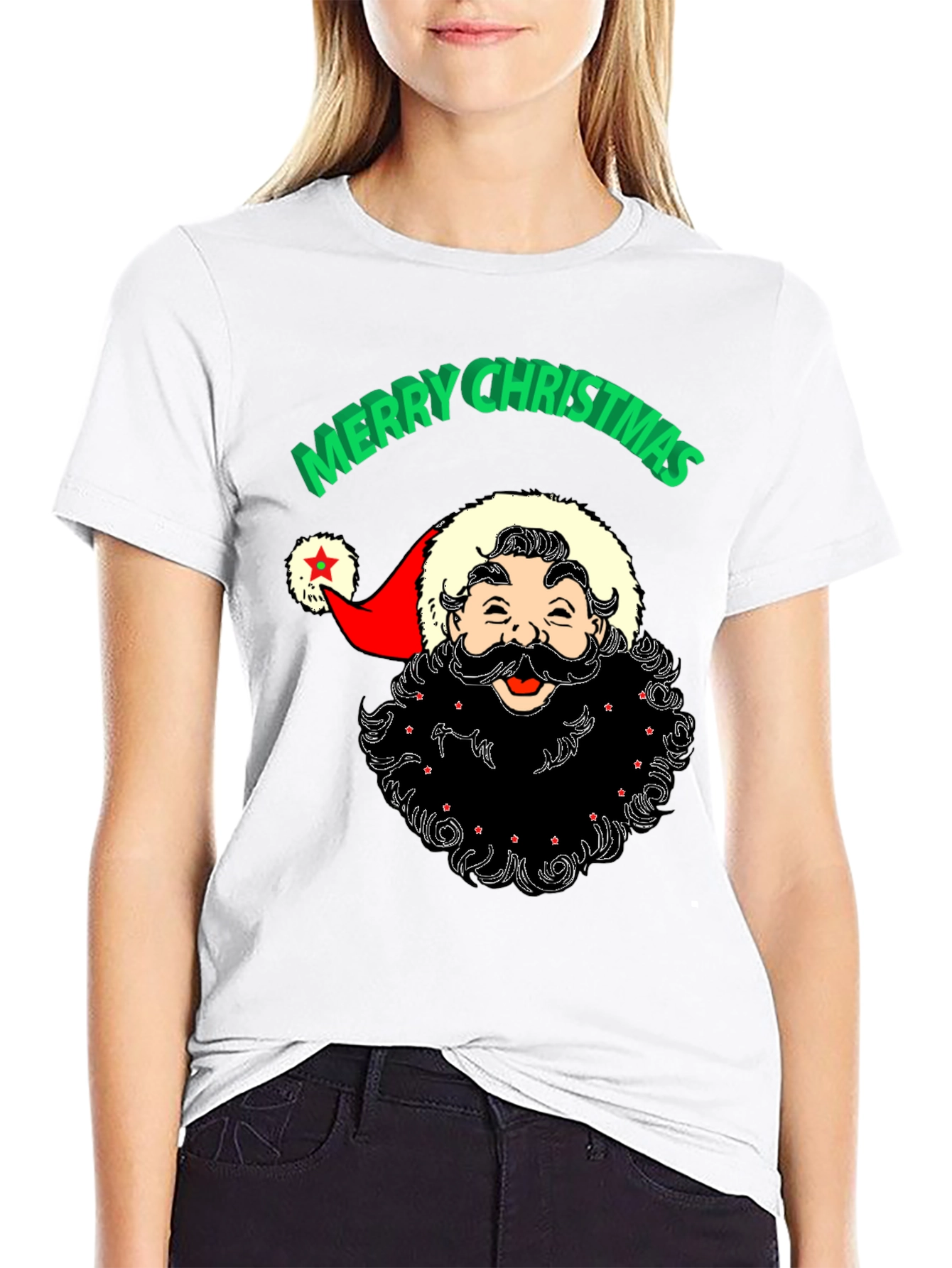 Merry Christmas Santa Graphic Tee