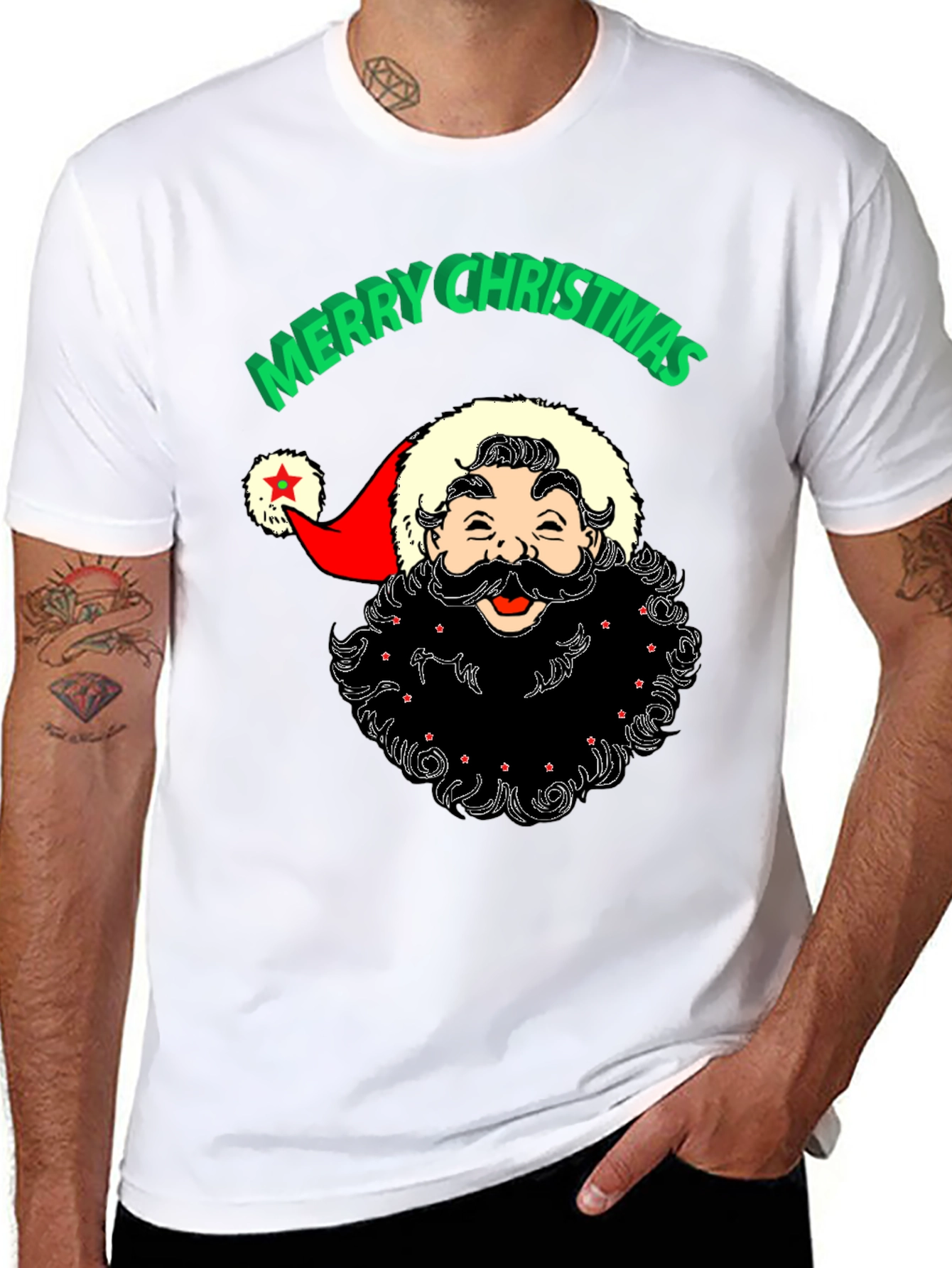 Merry Christmas Santa Graphic Tee