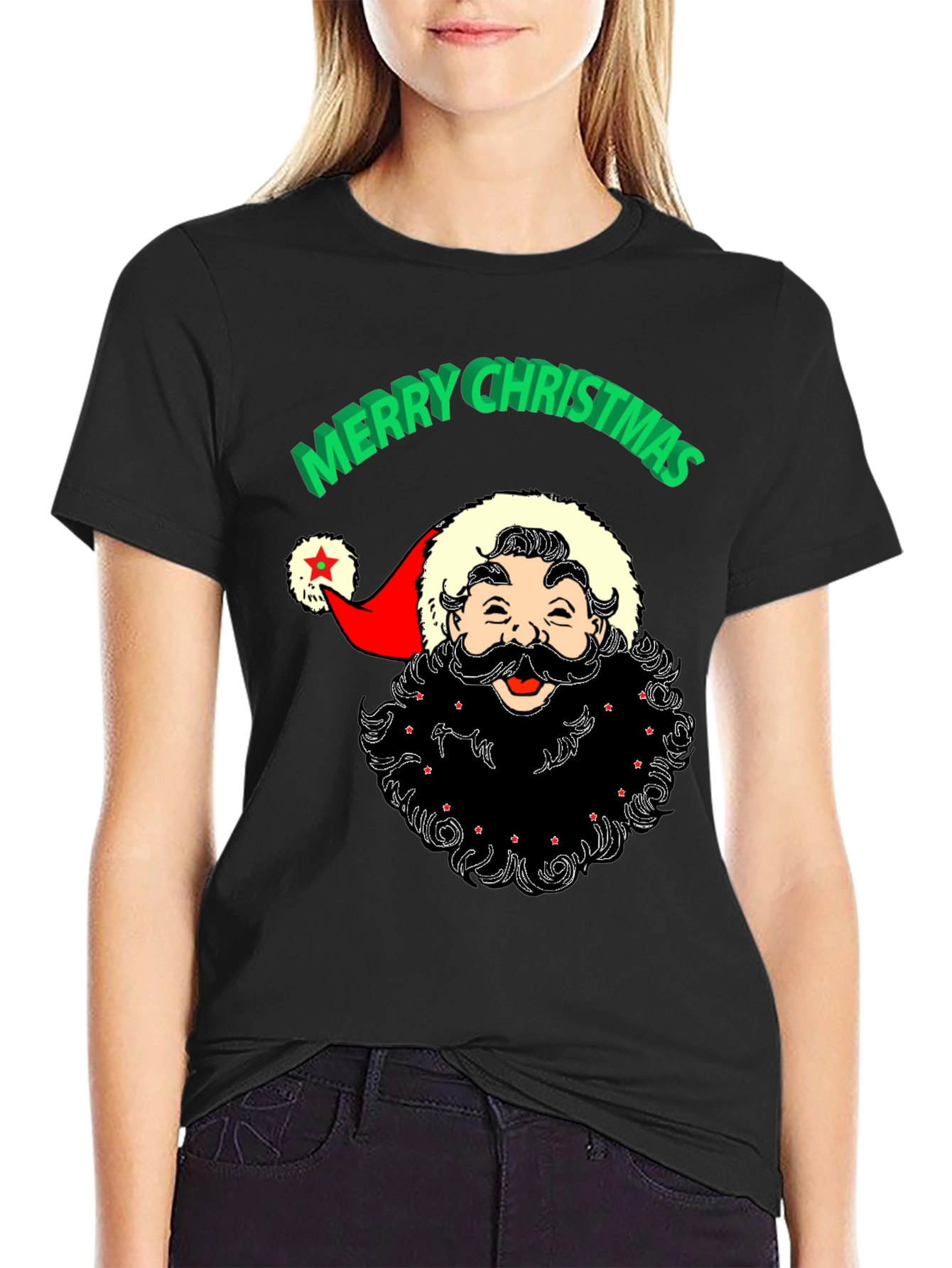 Merry Christmas Santa Graphic Tee