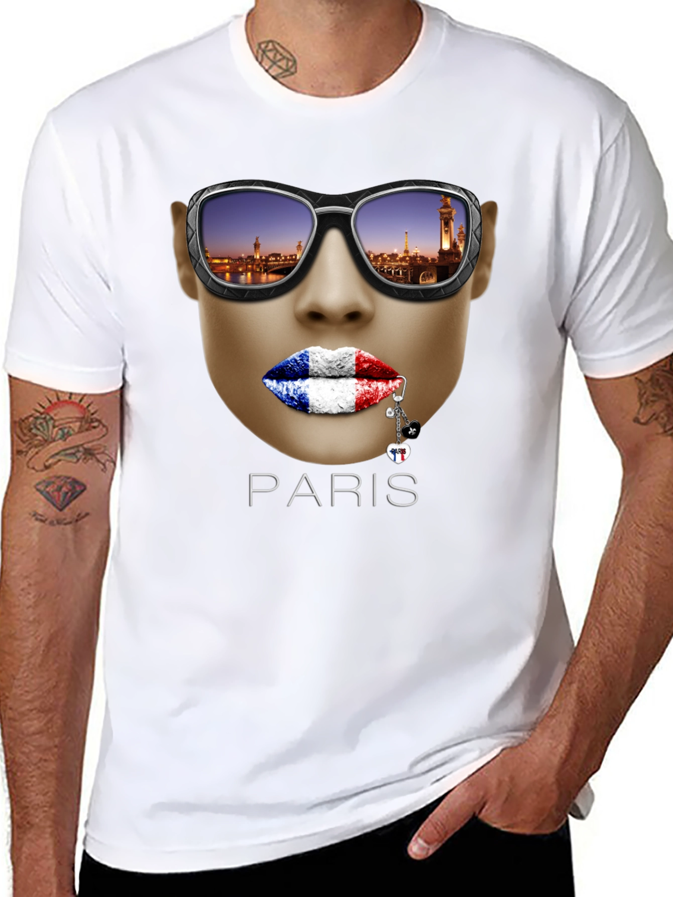 Paris Graphic T-Shirt - Unique Artistic Design