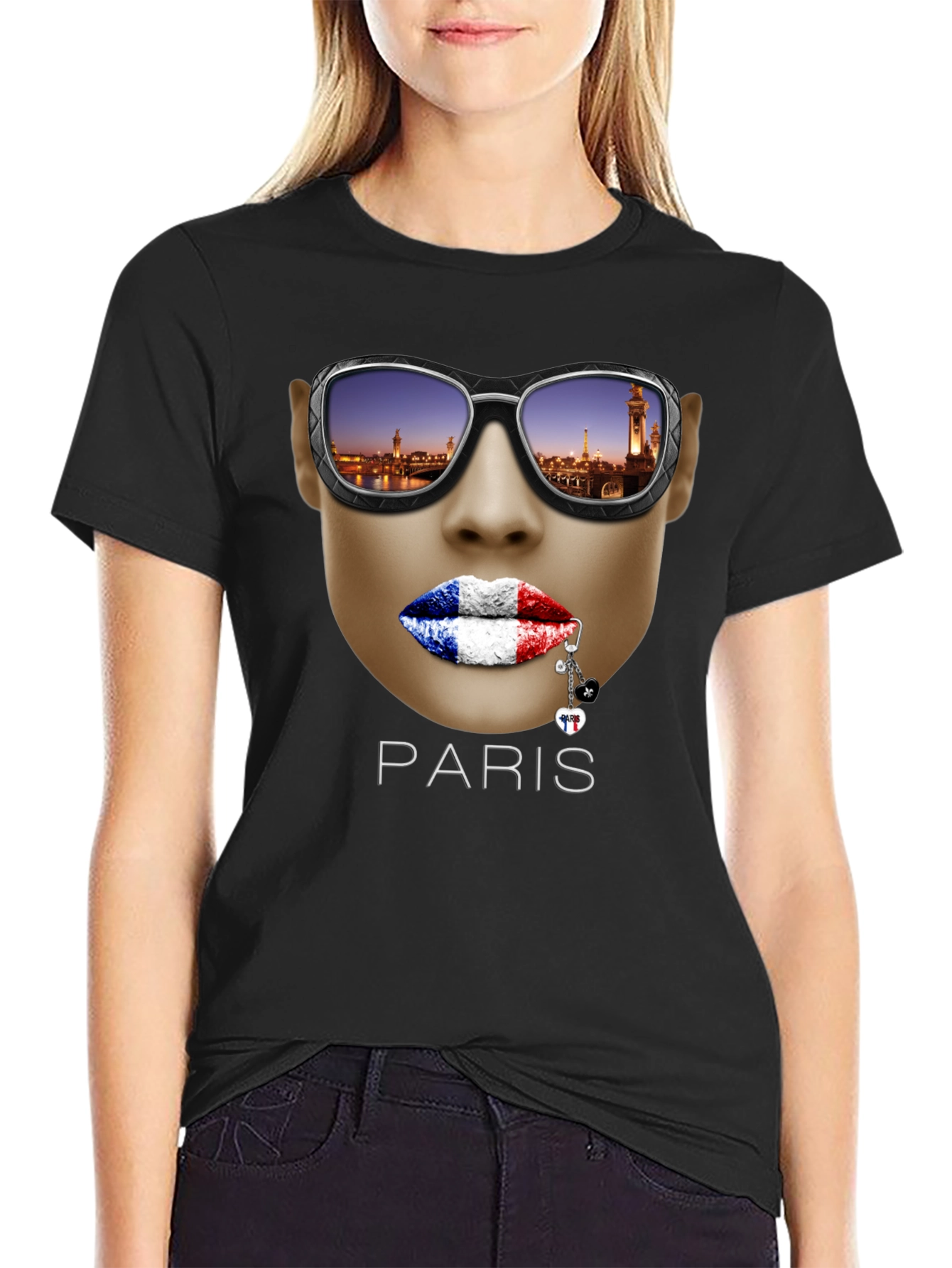 Paris Graphic T-Shirt - Unique Artistic Design