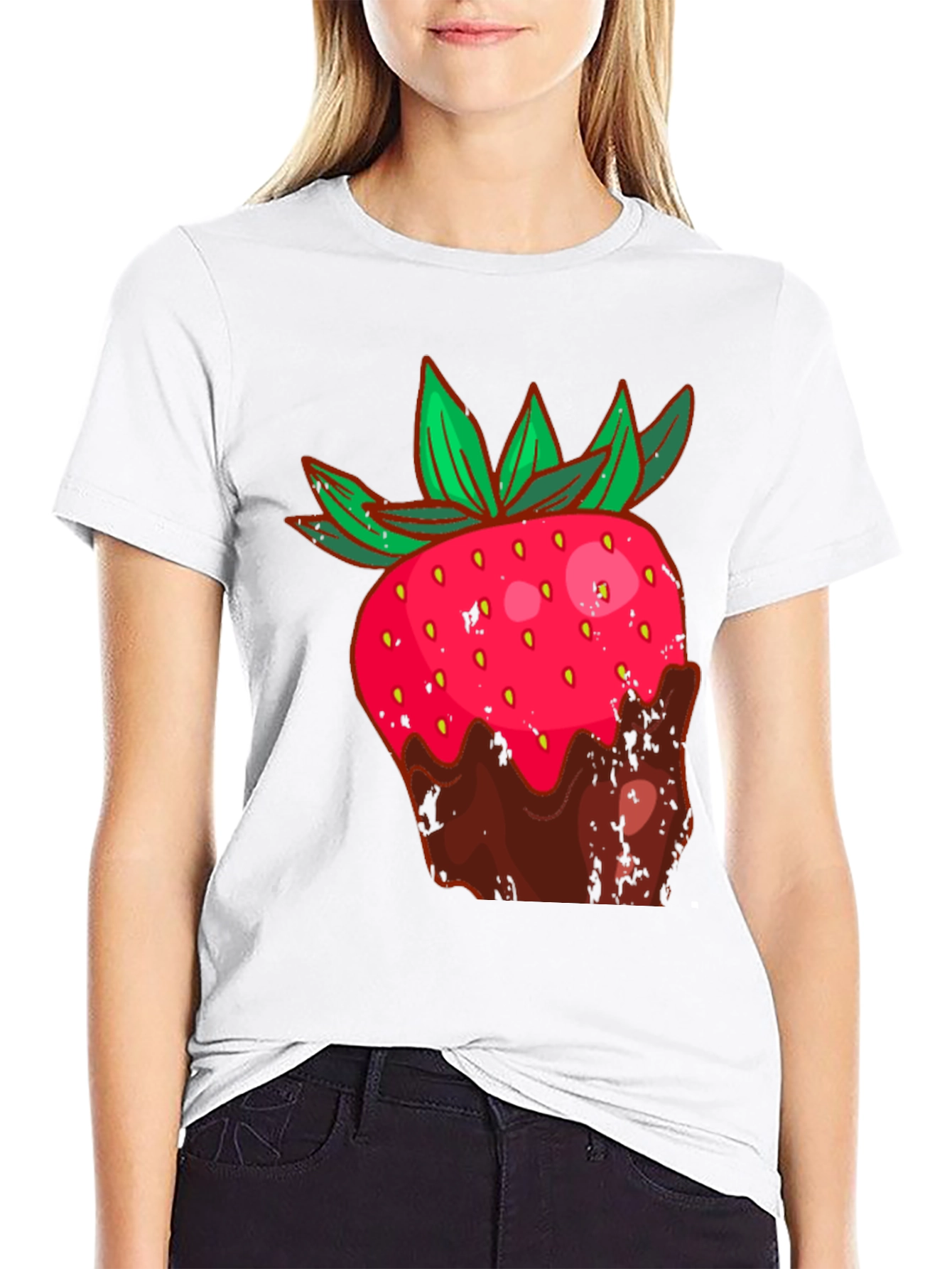 Strawberry Chocolate Dipped Graphic Tee