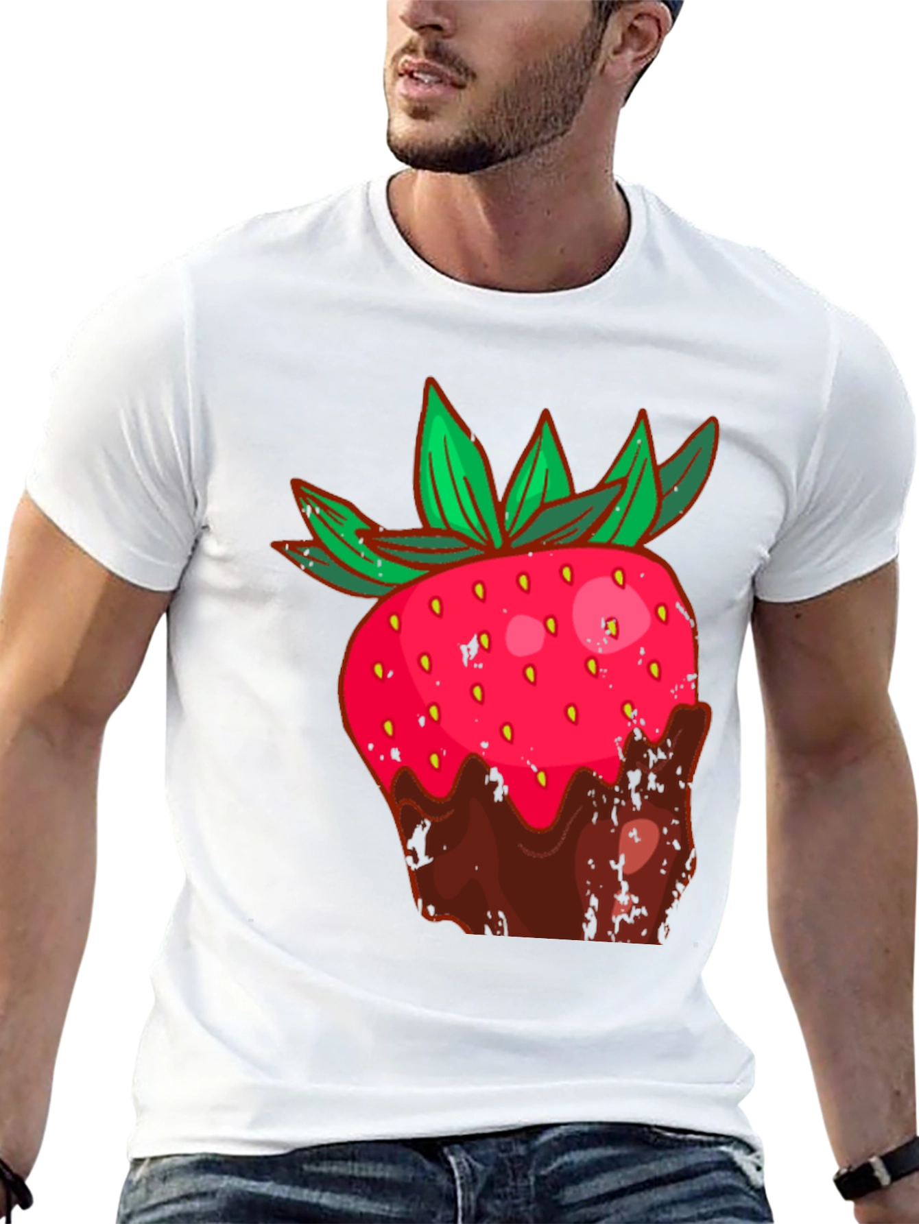 Strawberry Chocolate Dipped Graphic Tee
