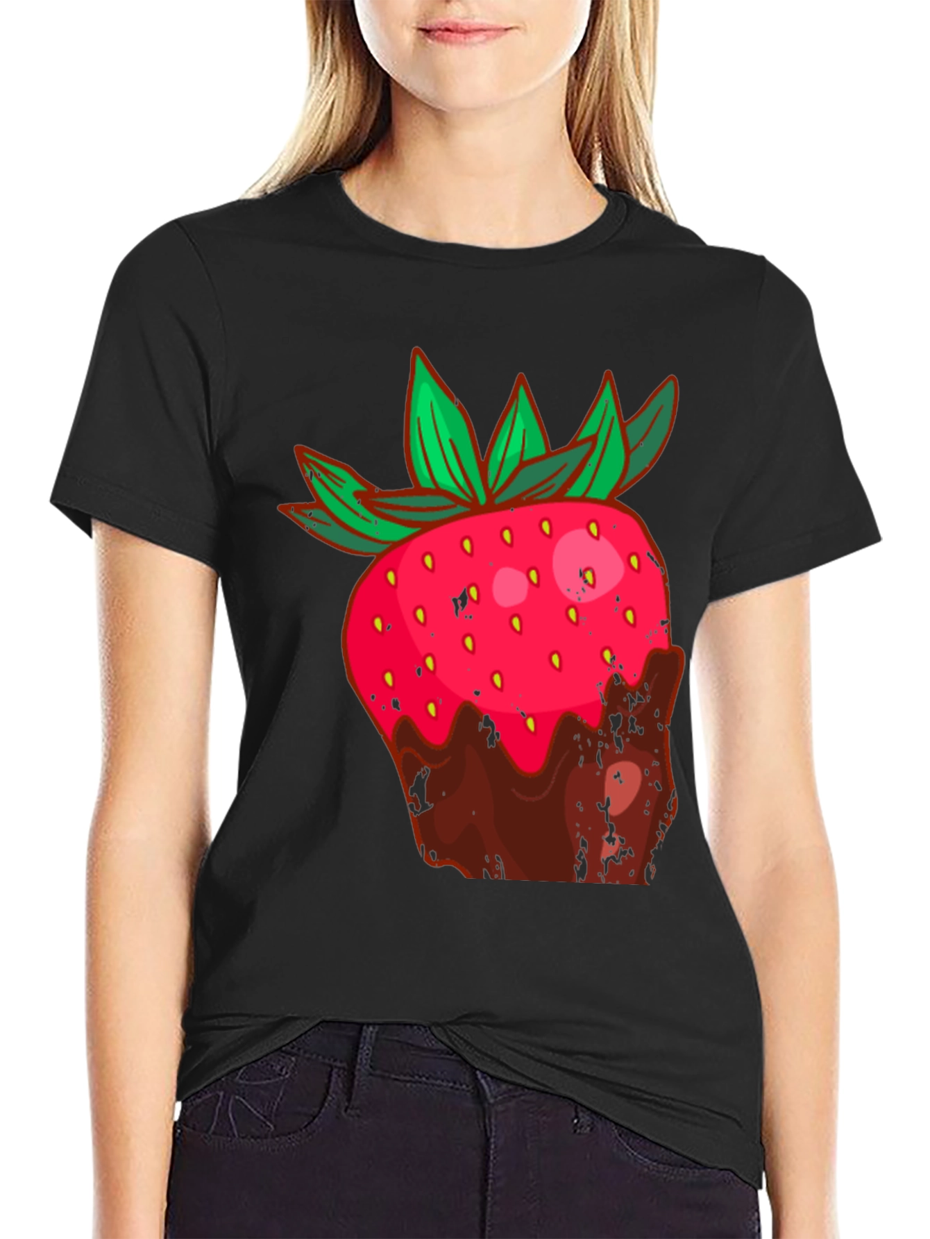 Strawberry Chocolate Dipped Graphic Tee