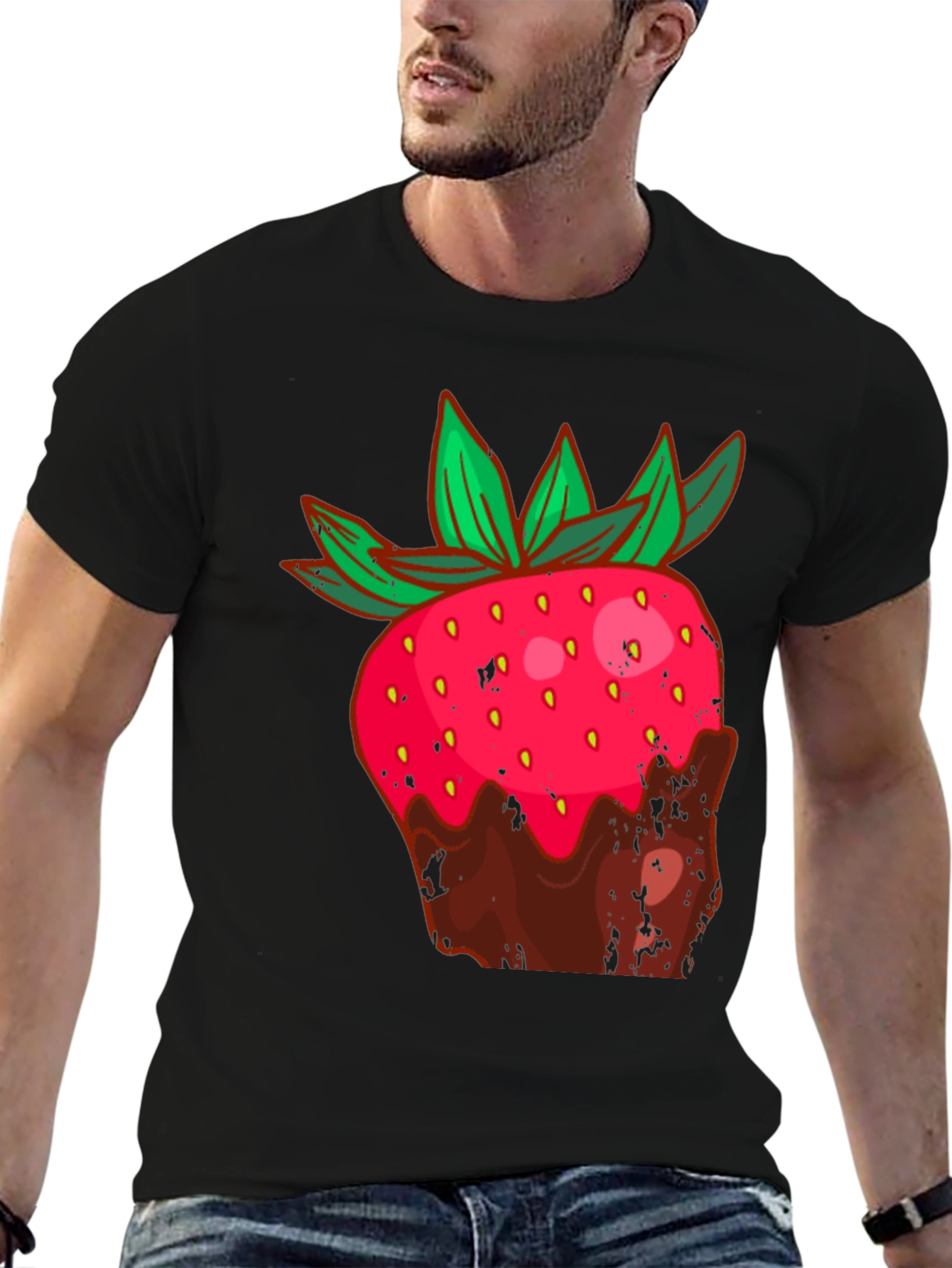 Strawberry Chocolate Dipped Graphic Tee