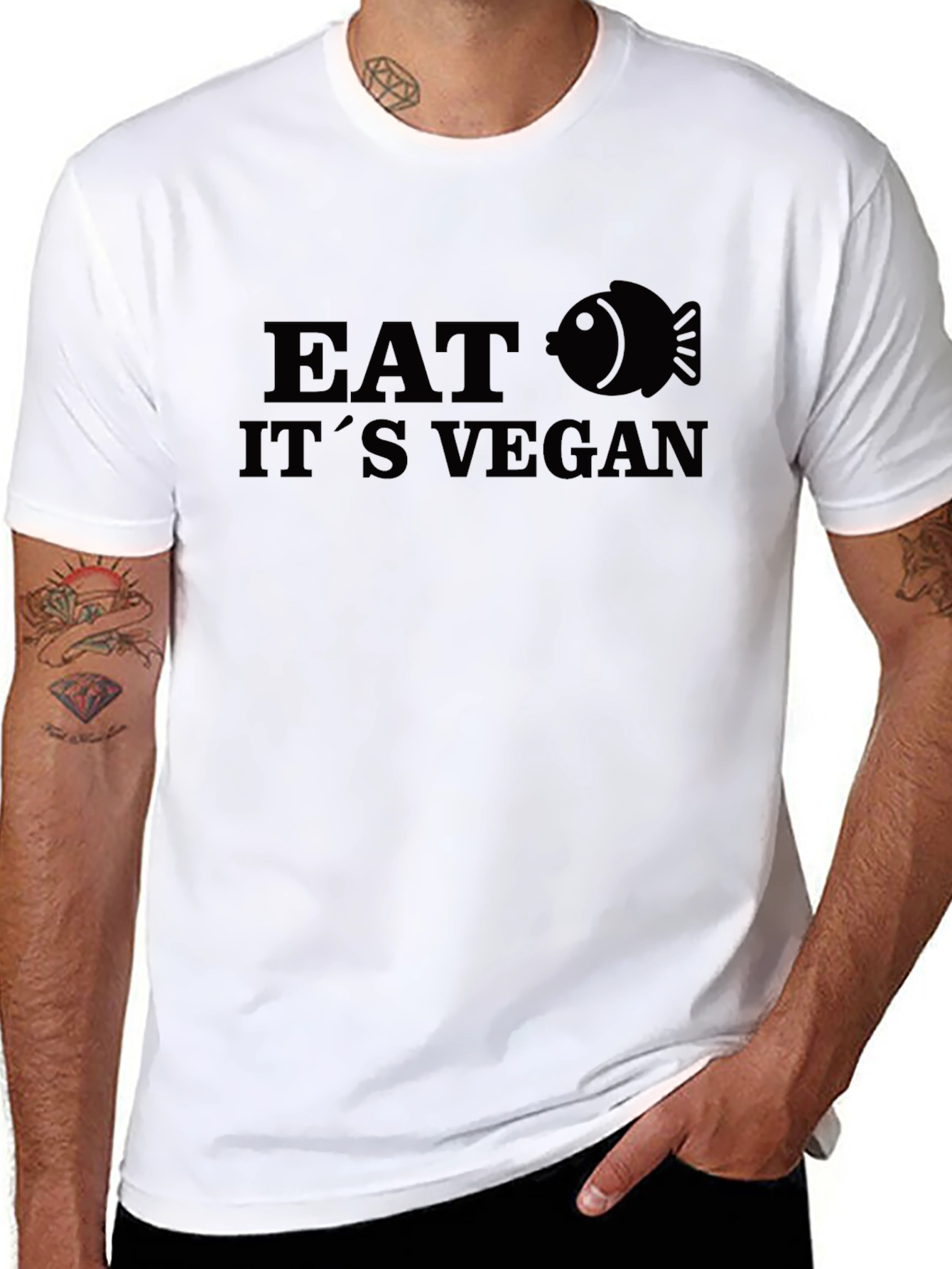 Eat Vegan Graphic T-Shirt - Unisex