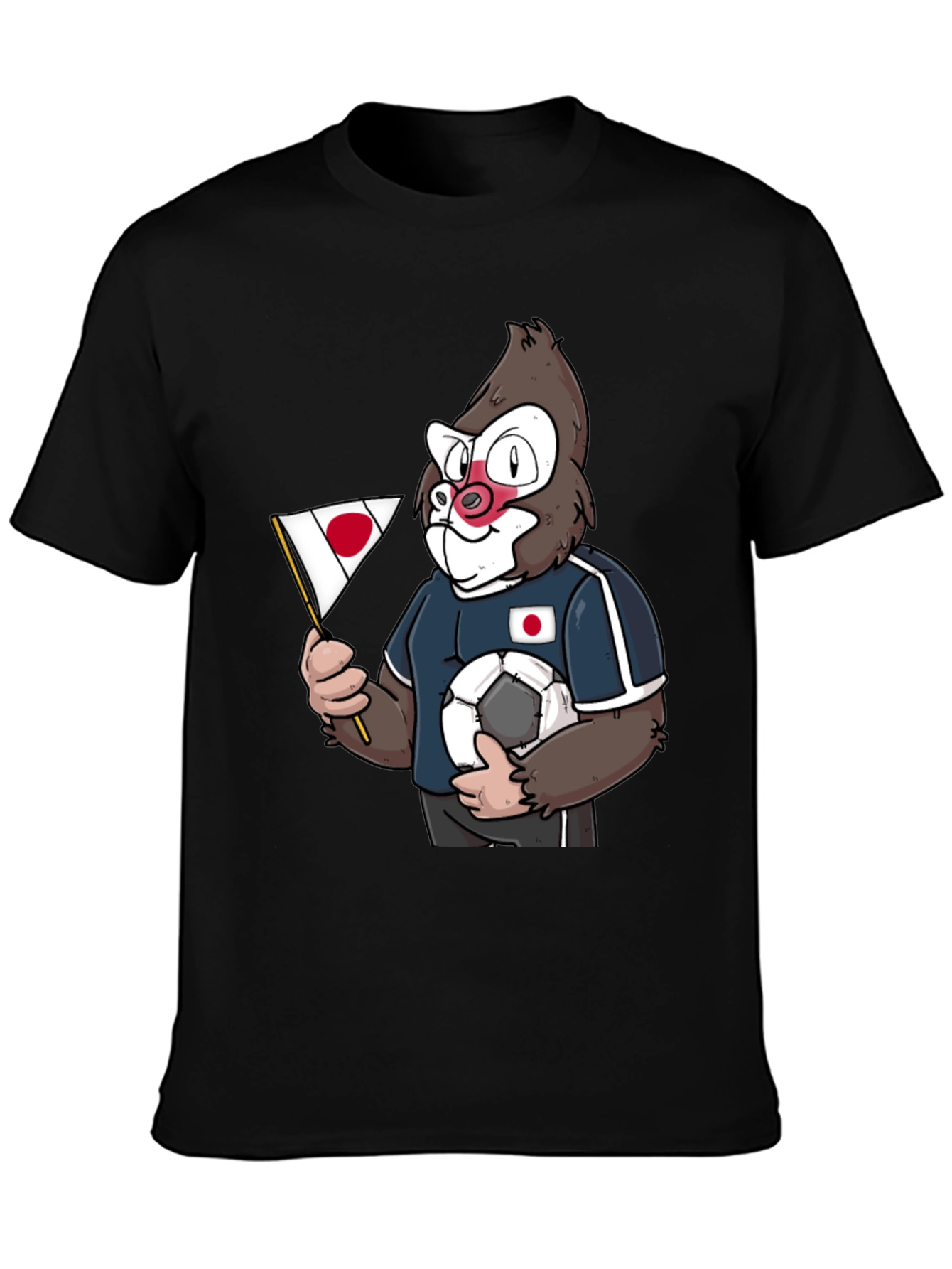 Japan Soccer Gorilla Graphic Tee