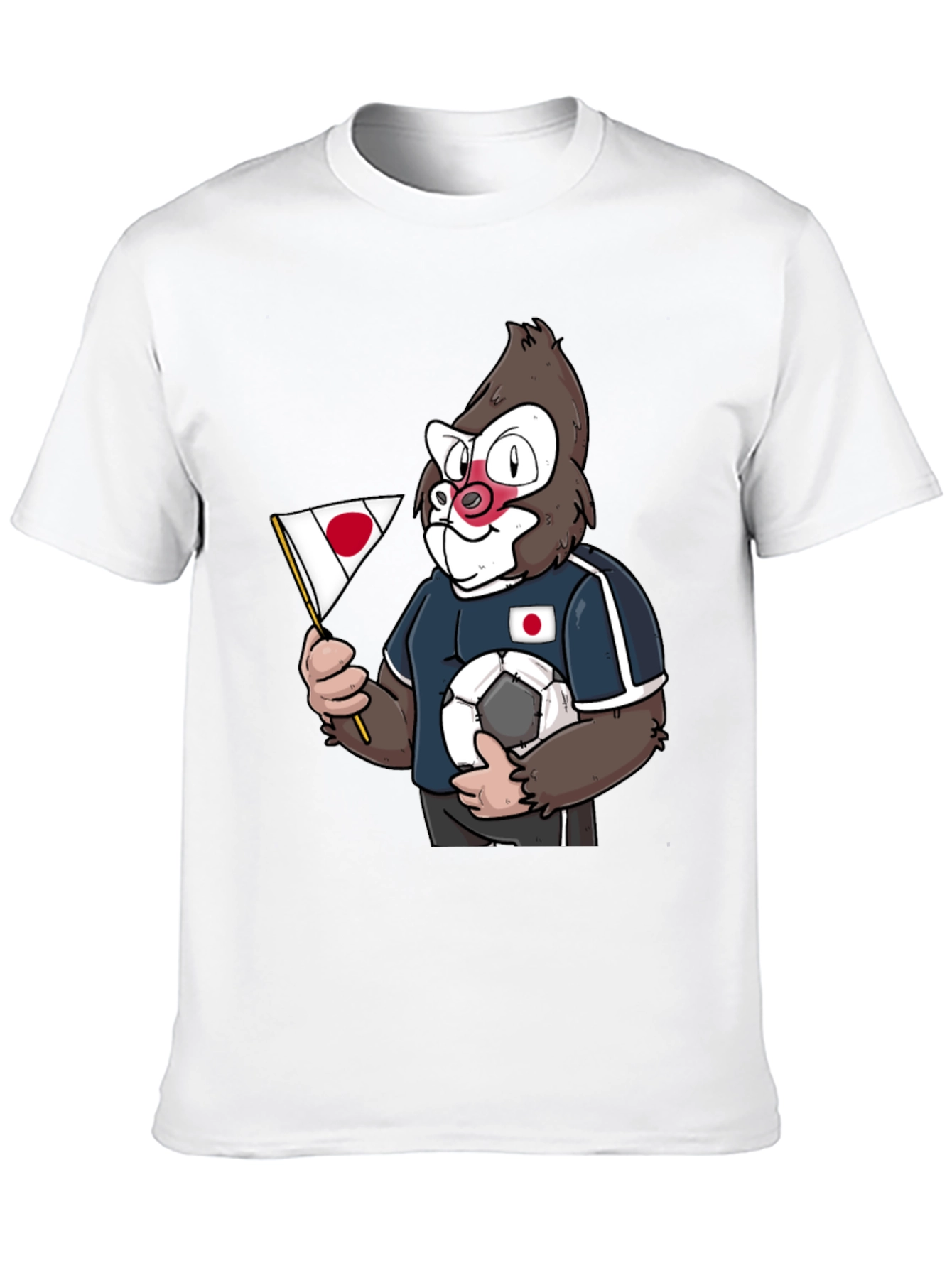 Japan Soccer Gorilla Graphic Tee