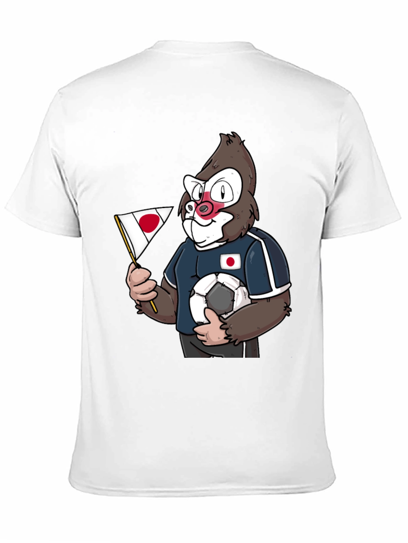 Japan Soccer Gorilla Graphic Tee