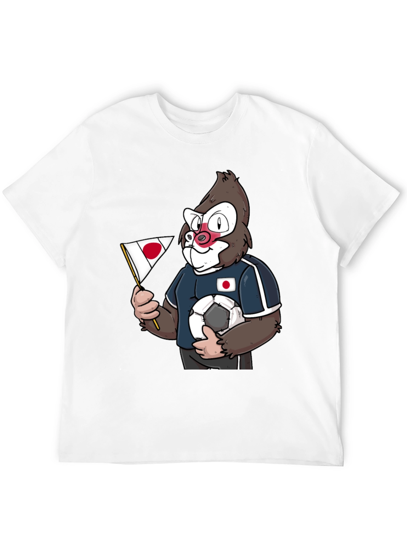 Japan Soccer Gorilla Graphic Tee