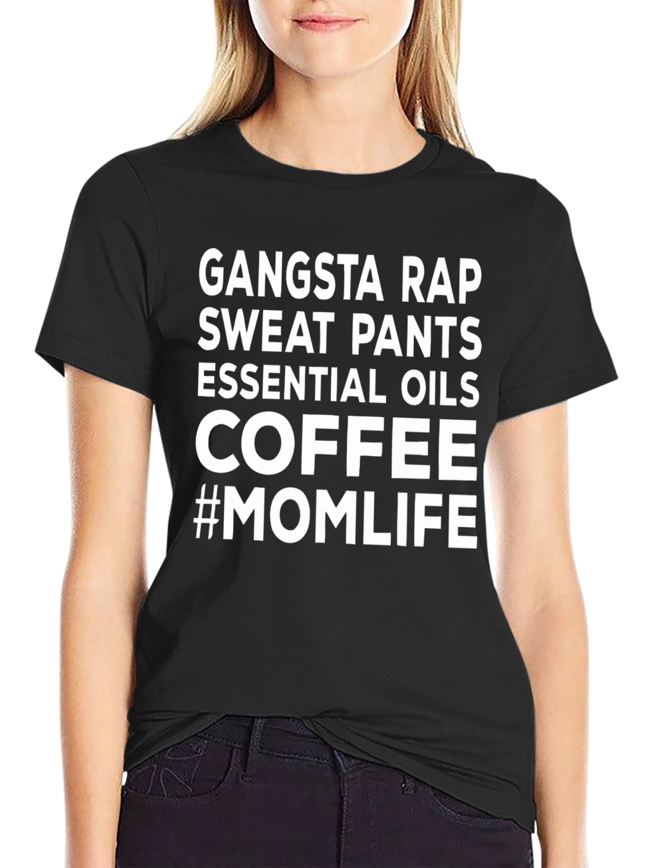 Gangsta Rap Coffee Momlife T-Shirt