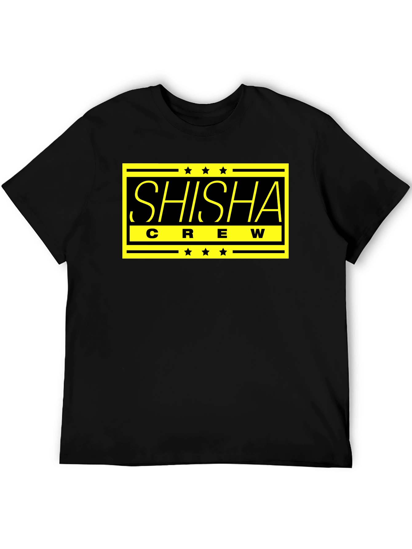 Shisha Crew Graphic T-Shirt - Black