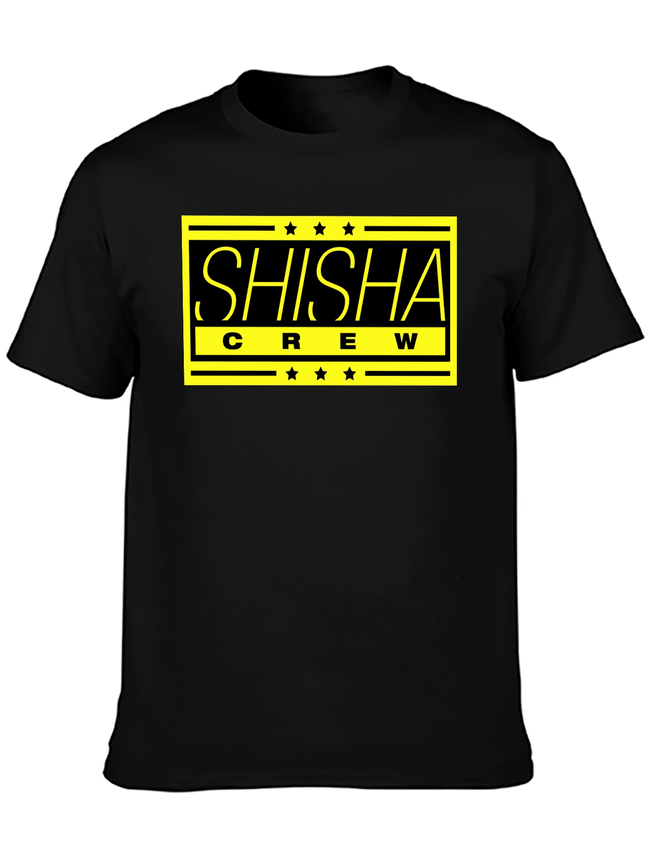 Shisha Crew Graphic T-Shirt - Black