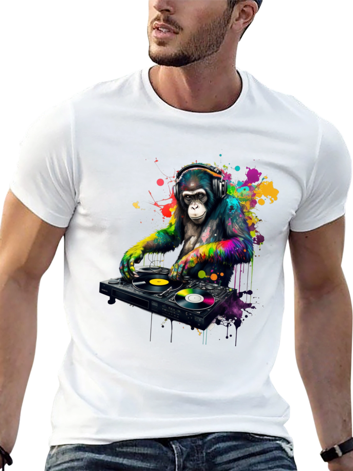 DJ Monkey Graphic Tee