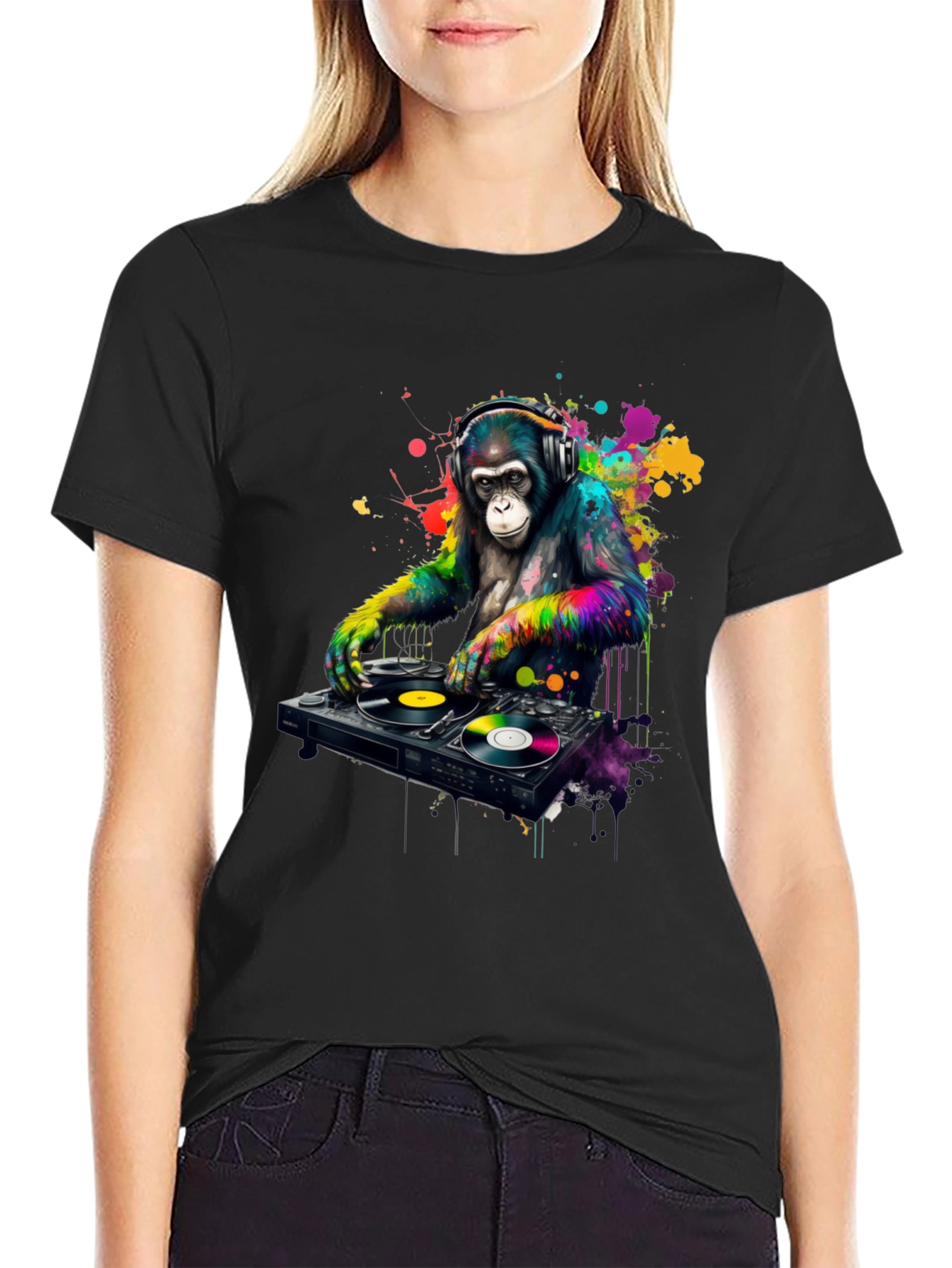 DJ Monkey Graphic Tee