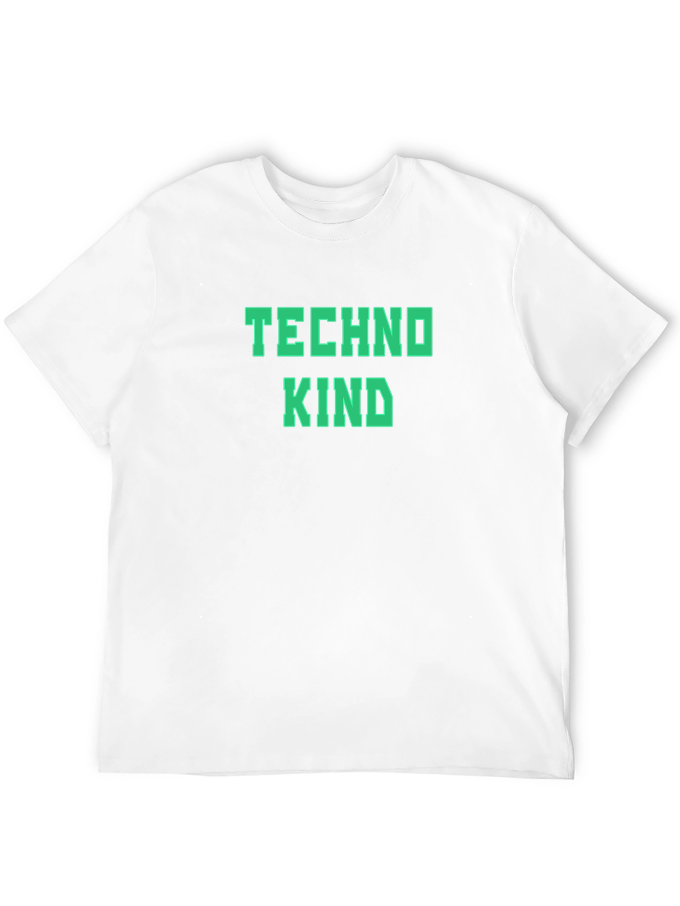 Techno Kind Graphic Tee - Stylish Crew Neck T-Shirt