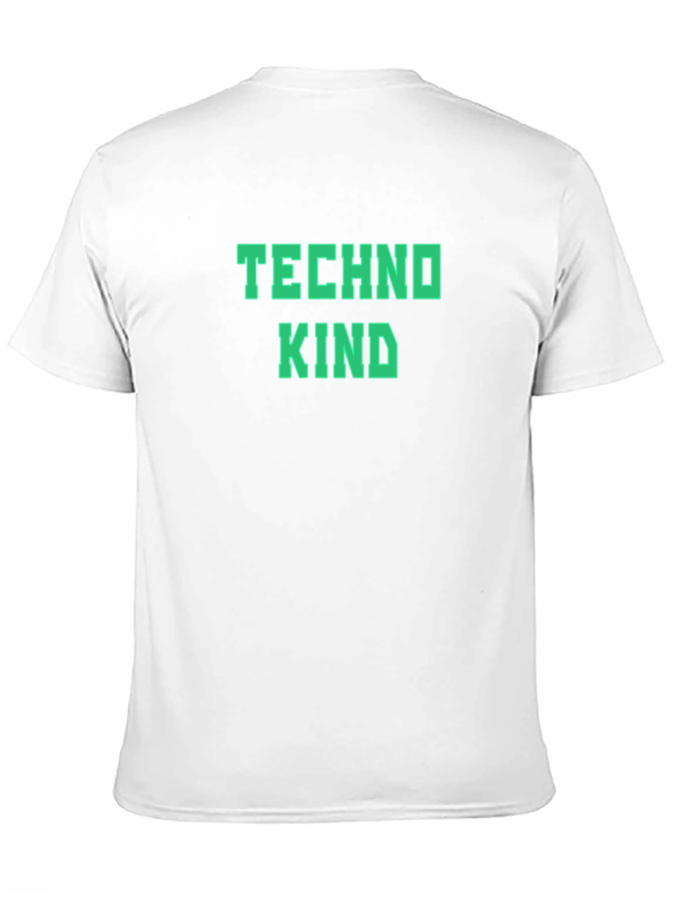Techno Kind Graphic Tee - Stylish Crew Neck T-Shirt