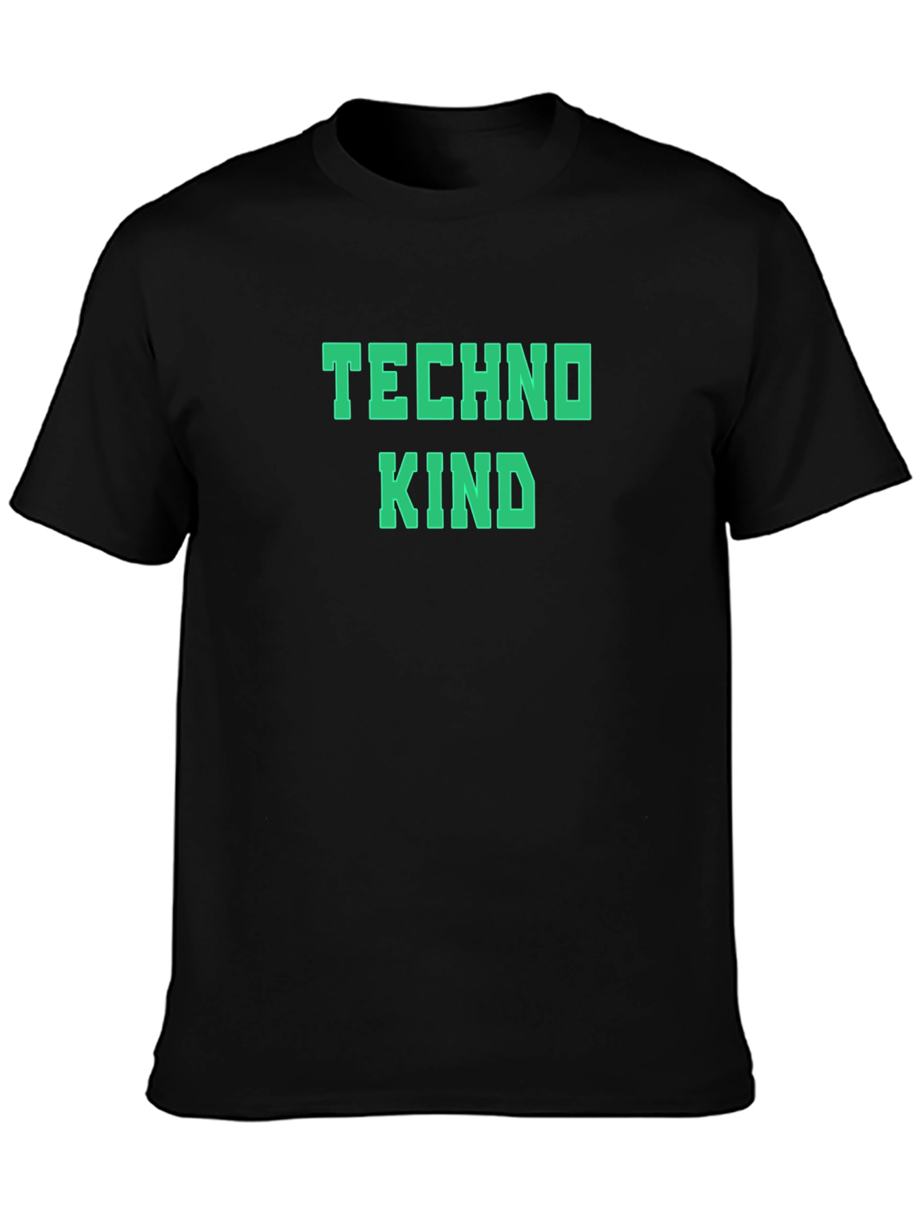 Techno Kind Graphic Tee - Stylish Crew Neck T-Shirt