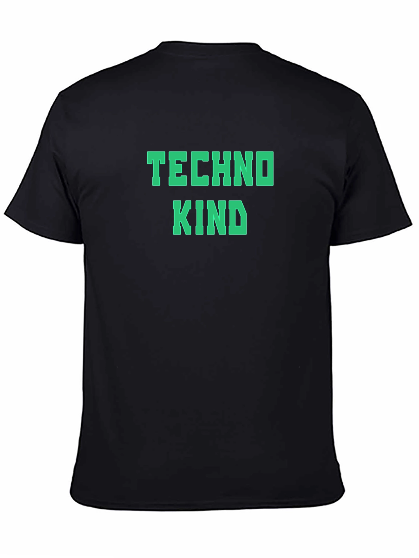 Techno Kind Graphic Tee - Stylish Crew Neck T-Shirt