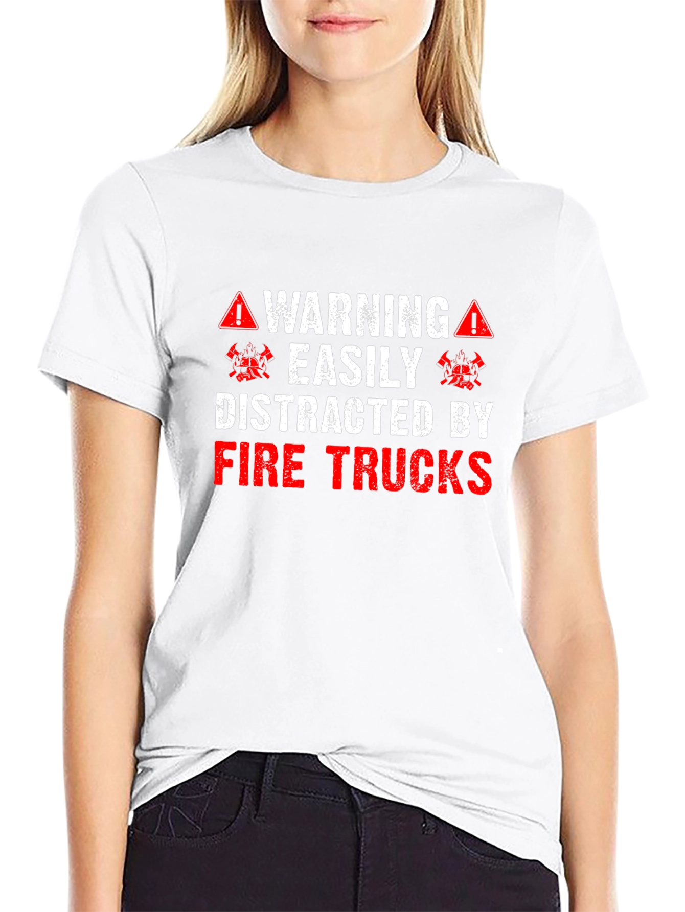 Fire Truck Distraction T-Shirt