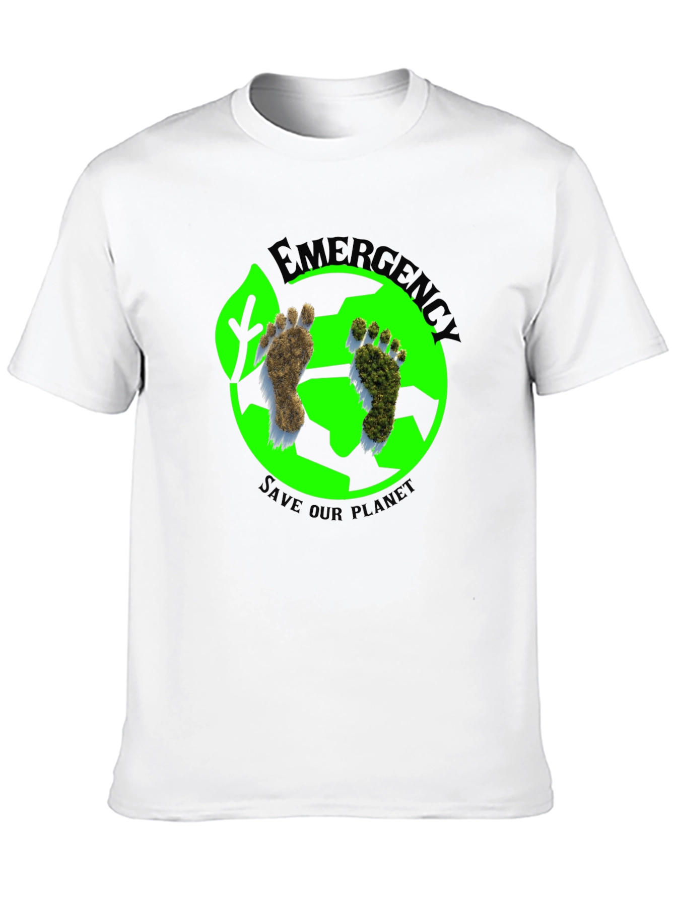Eco-Friendly Save Our Planet Black T-Shirt