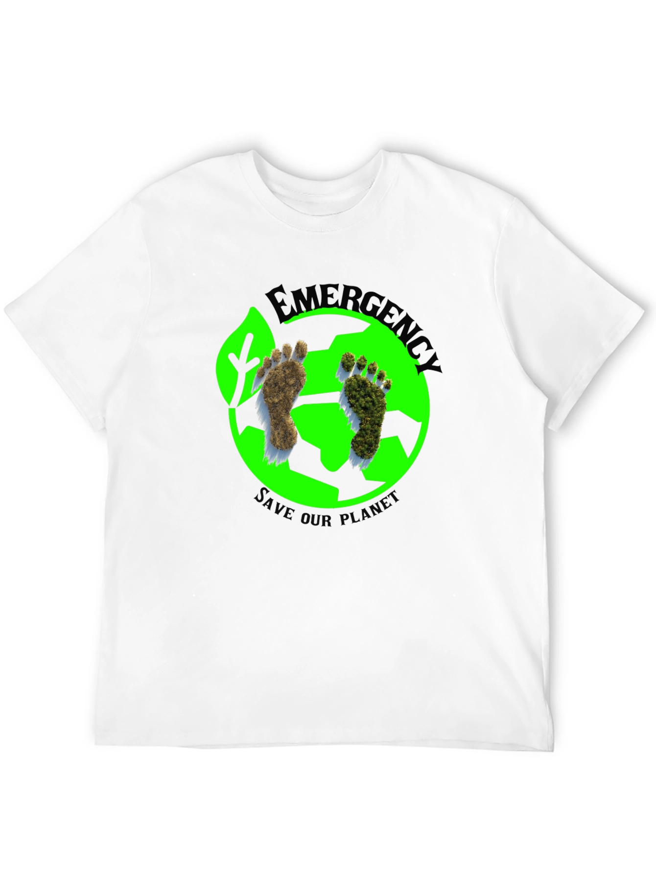 Eco-Friendly Save Our Planet Black T-Shirt