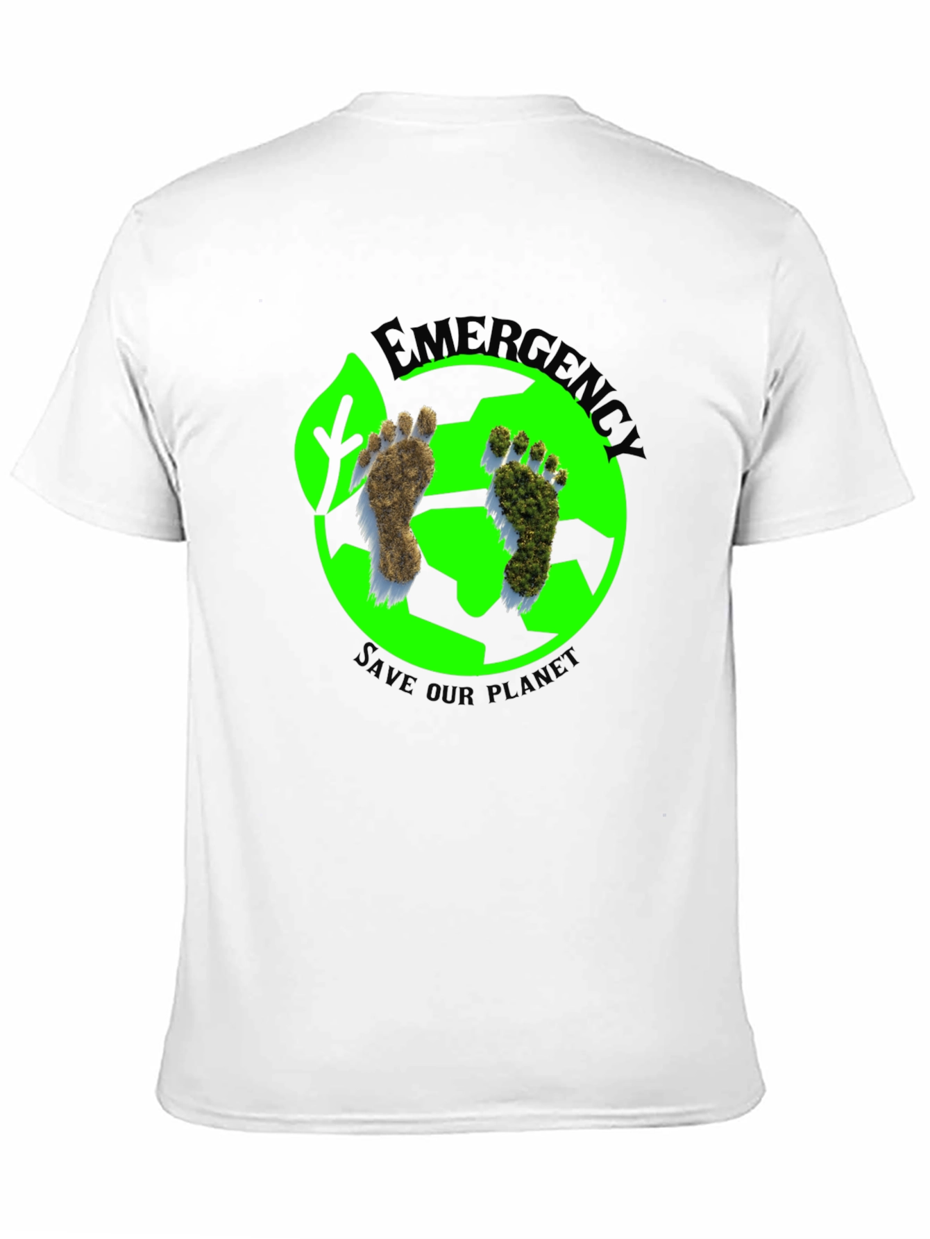 Eco-Friendly Save Our Planet Black T-Shirt