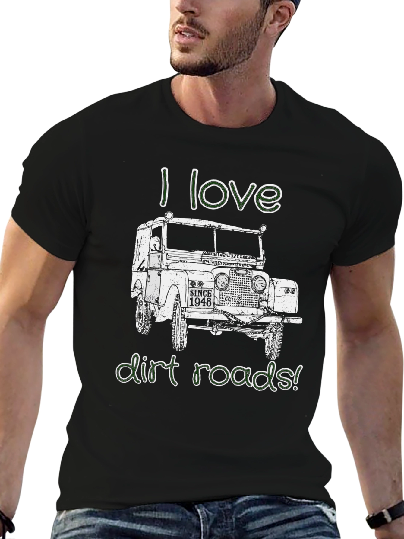 I Love Dirt Roads Graphic Tee