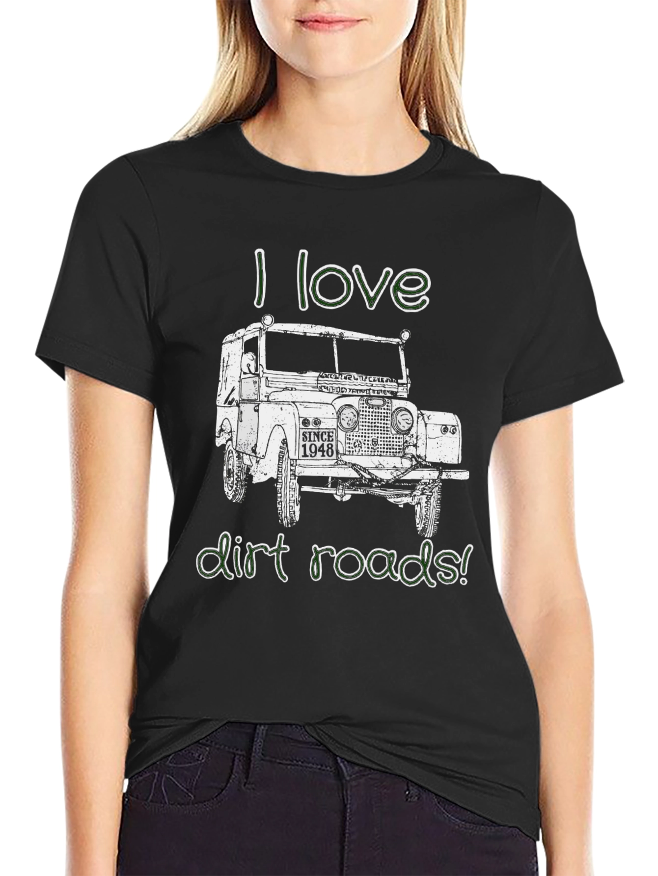 I Love Dirt Roads Graphic Tee