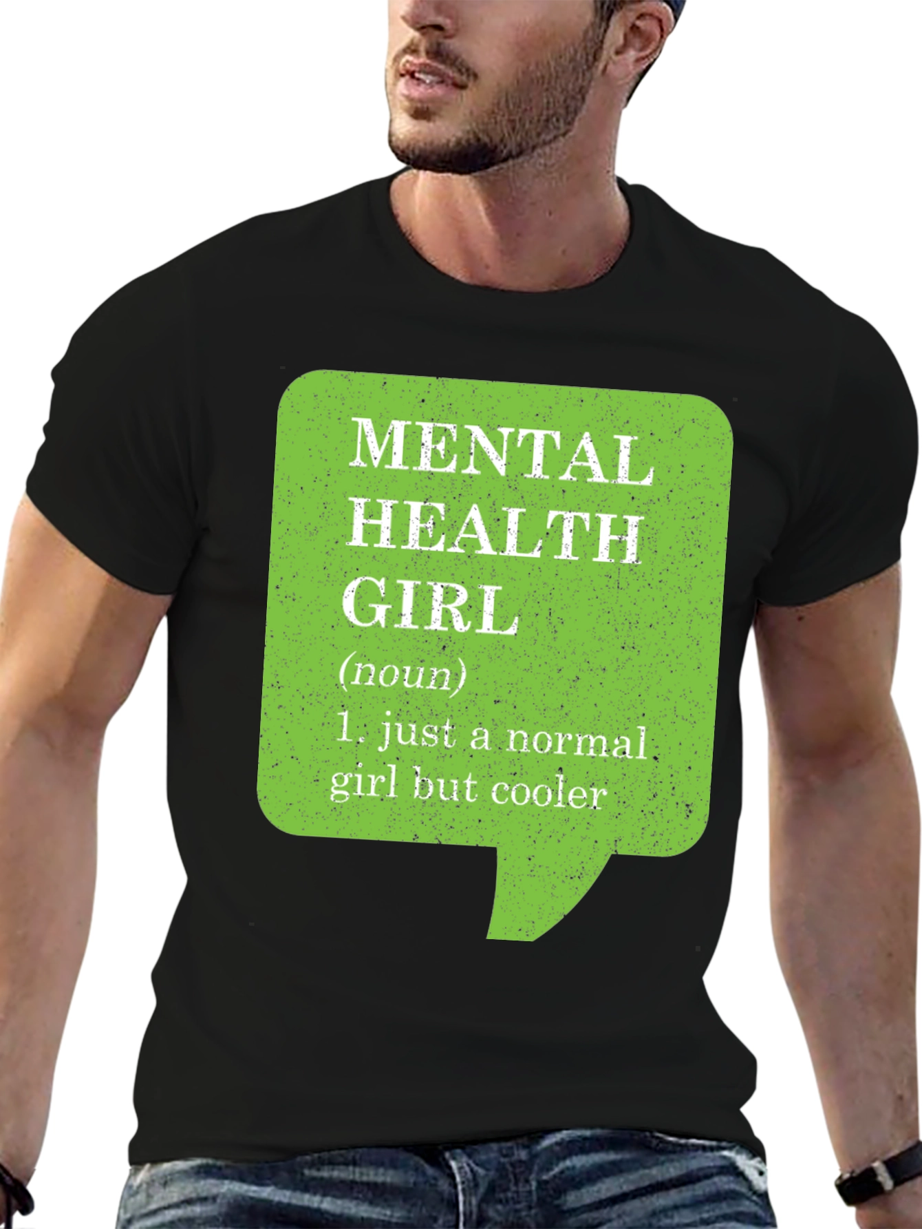 Mental Health Girl Novelty T-Shirt
