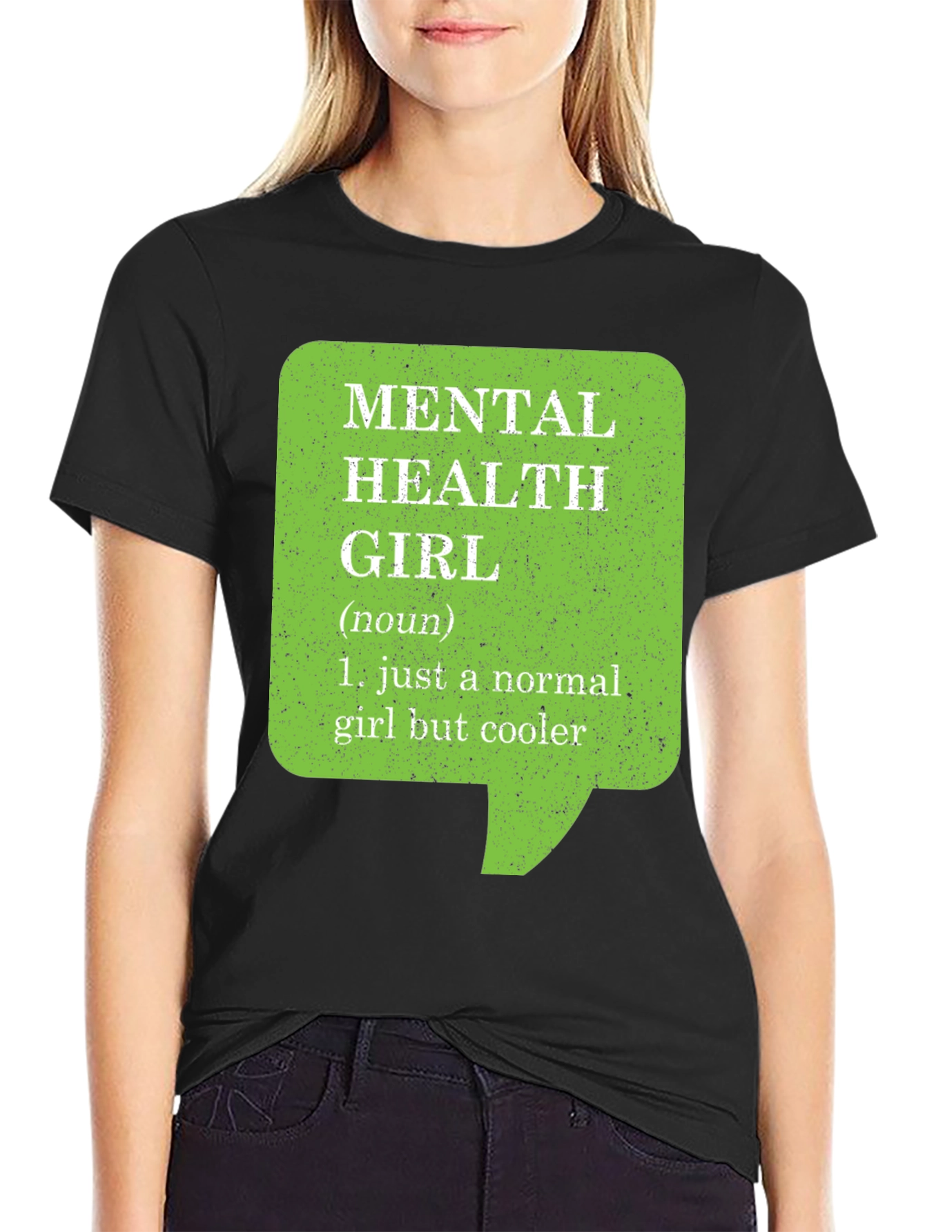 Mental Health Girl Novelty T-Shirt