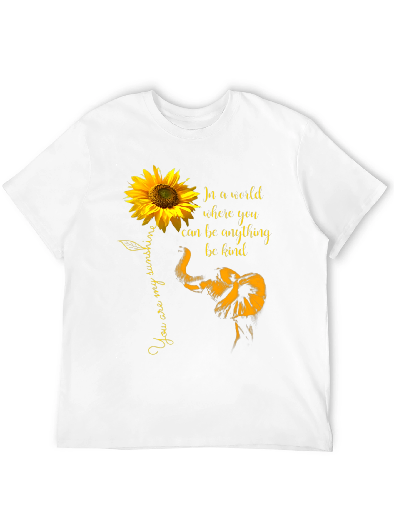 Sunflower Elephant Kindness T-Shirt