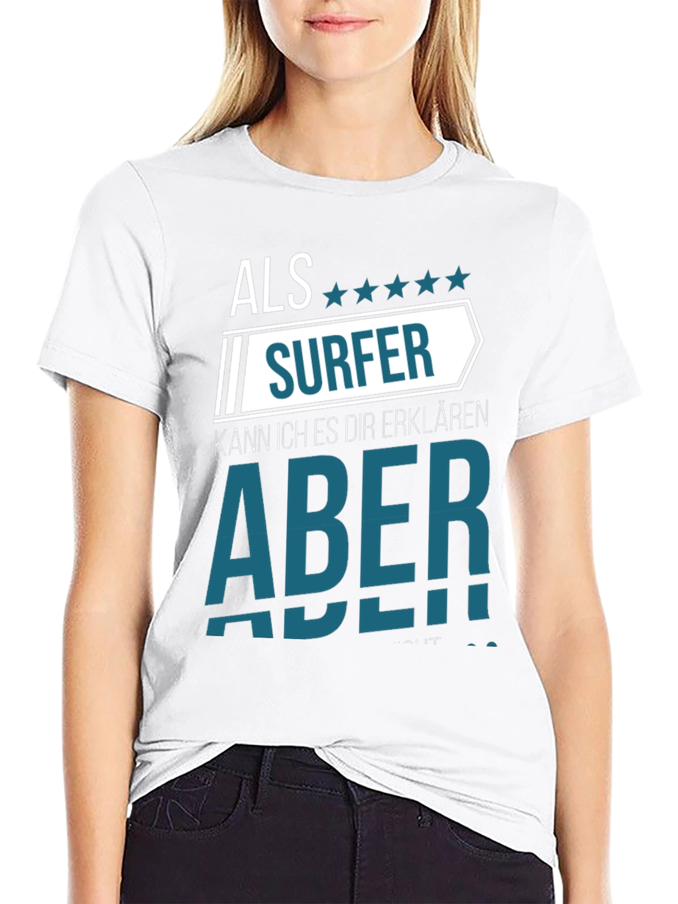 Surfer Tee - Funny German Saying Shirt