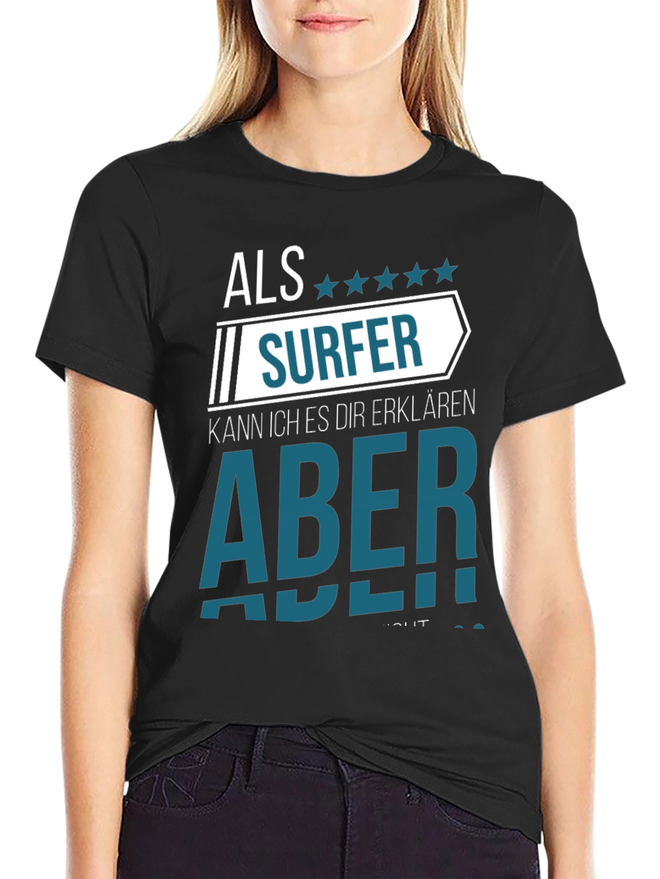 Surfer Tee - Funny German Saying Shirt