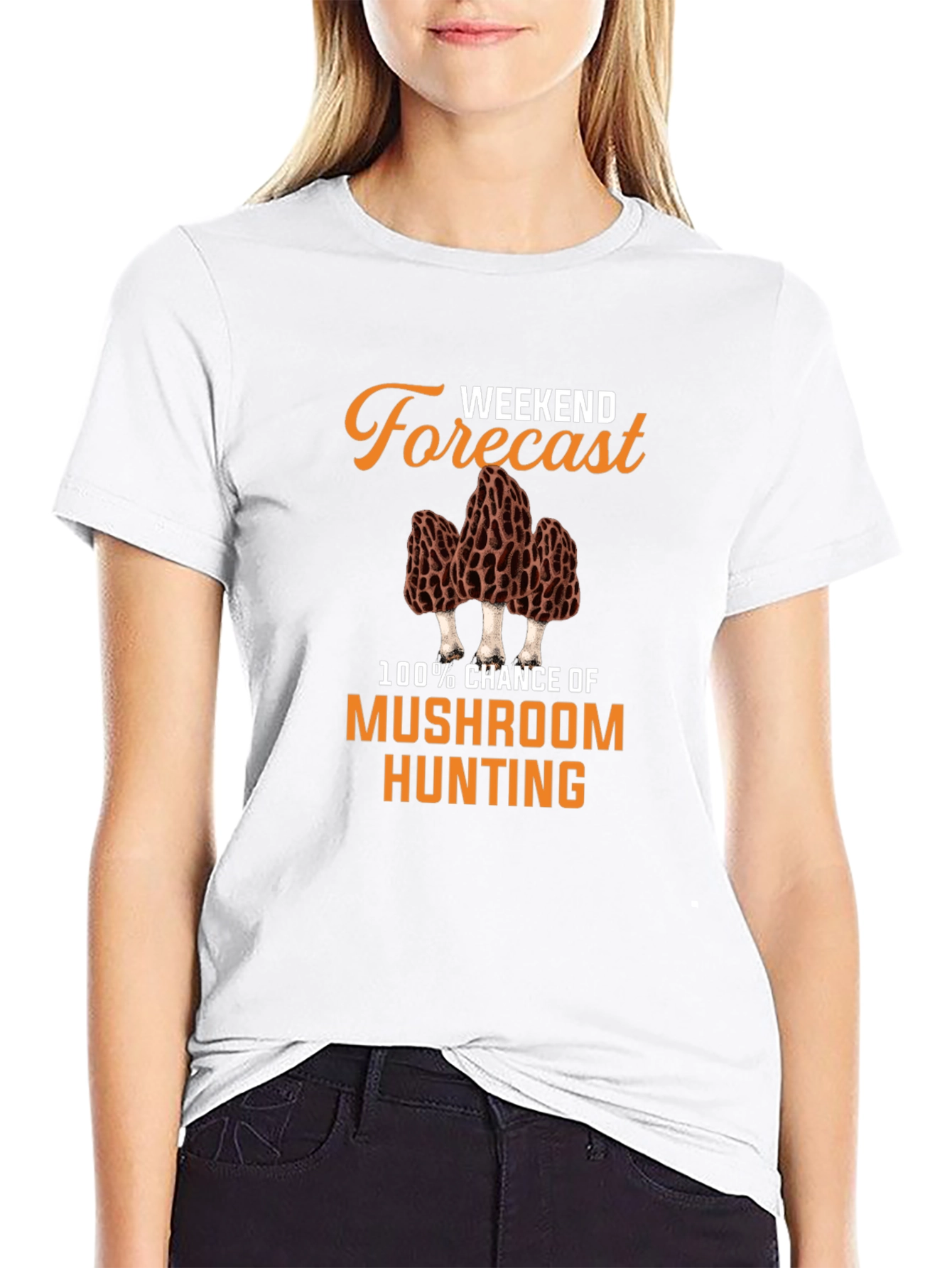 Weekend Forecast Mushroom Hunting T-Shirt