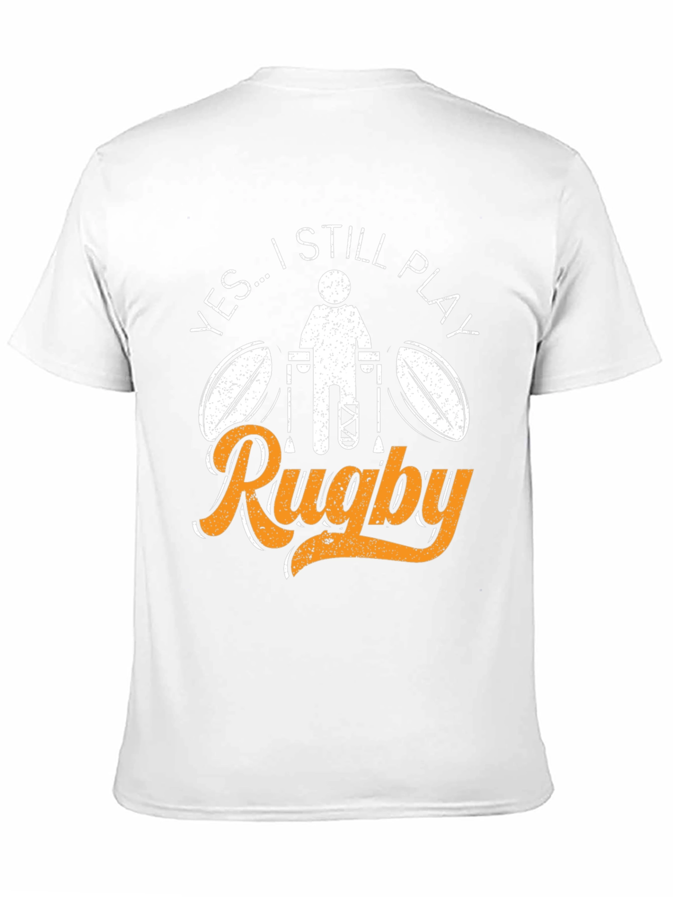 Still Play Rugby T-Shirt - Broken Leg Athlete