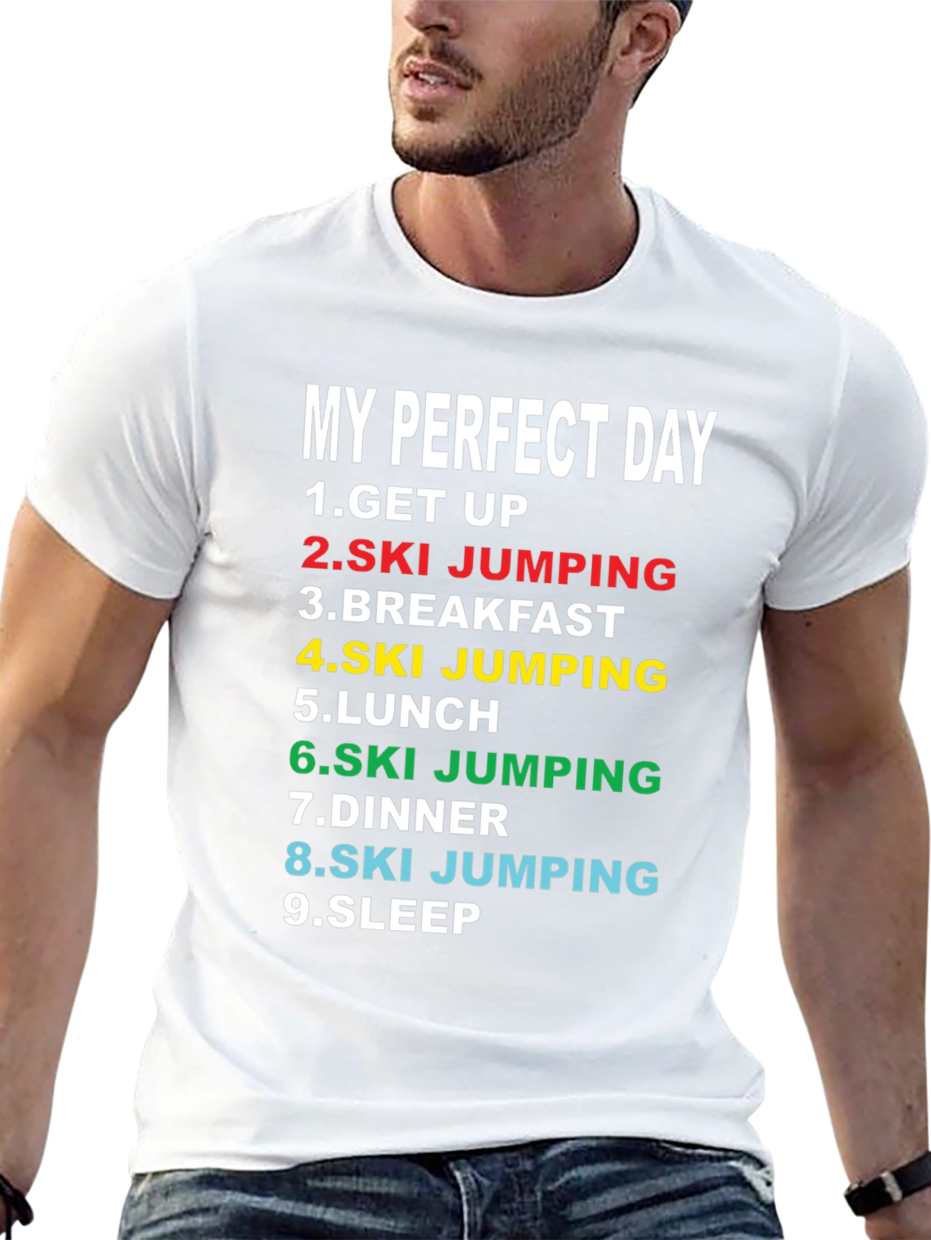 My Perfect Day Ski Jumping T-Shirt