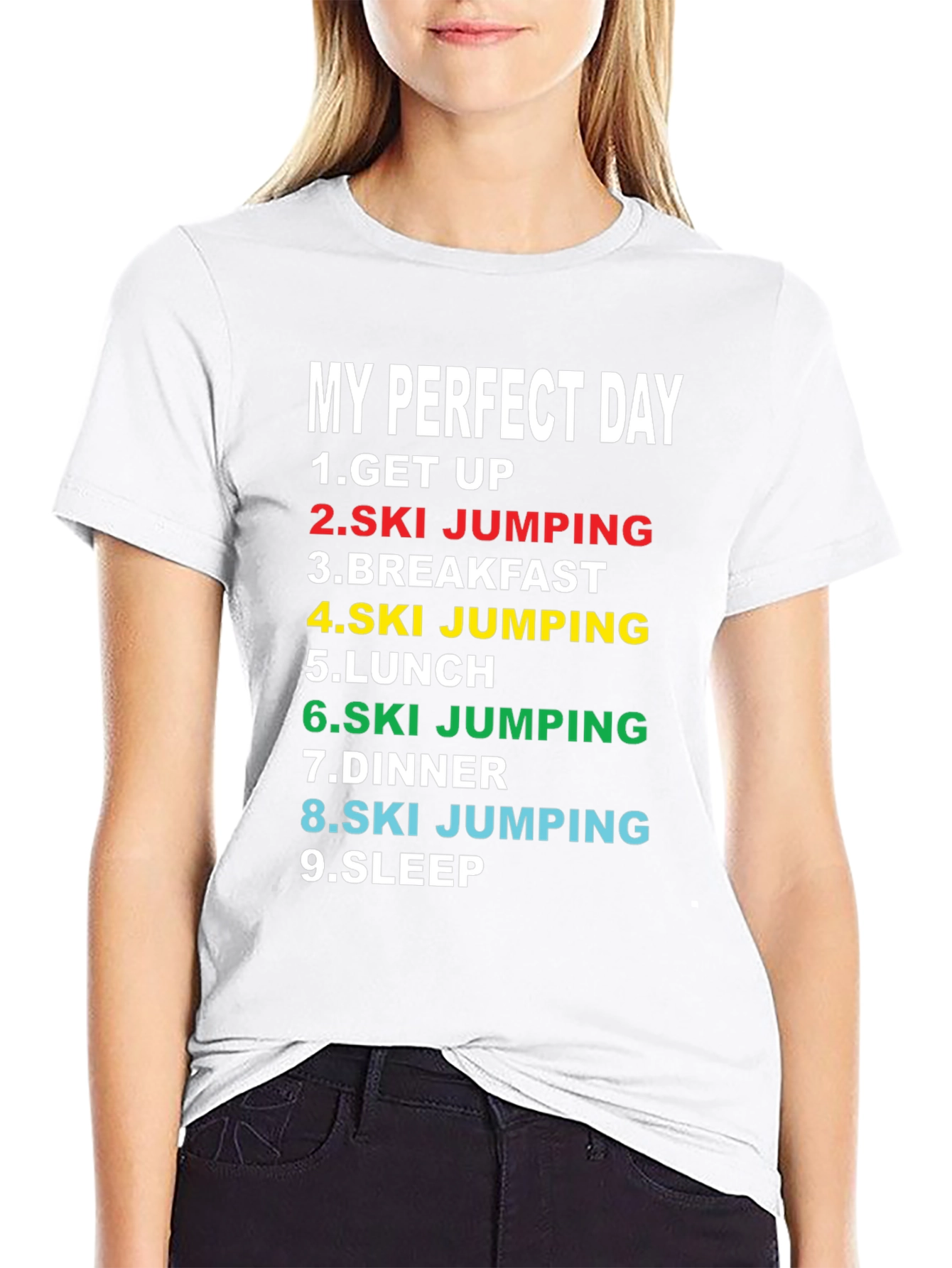 My Perfect Day Ski Jumping T-Shirt