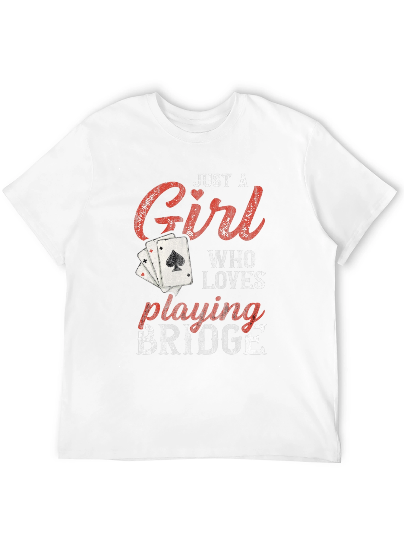 Just a Girl Who Loves Playing Bridge T-Shirt