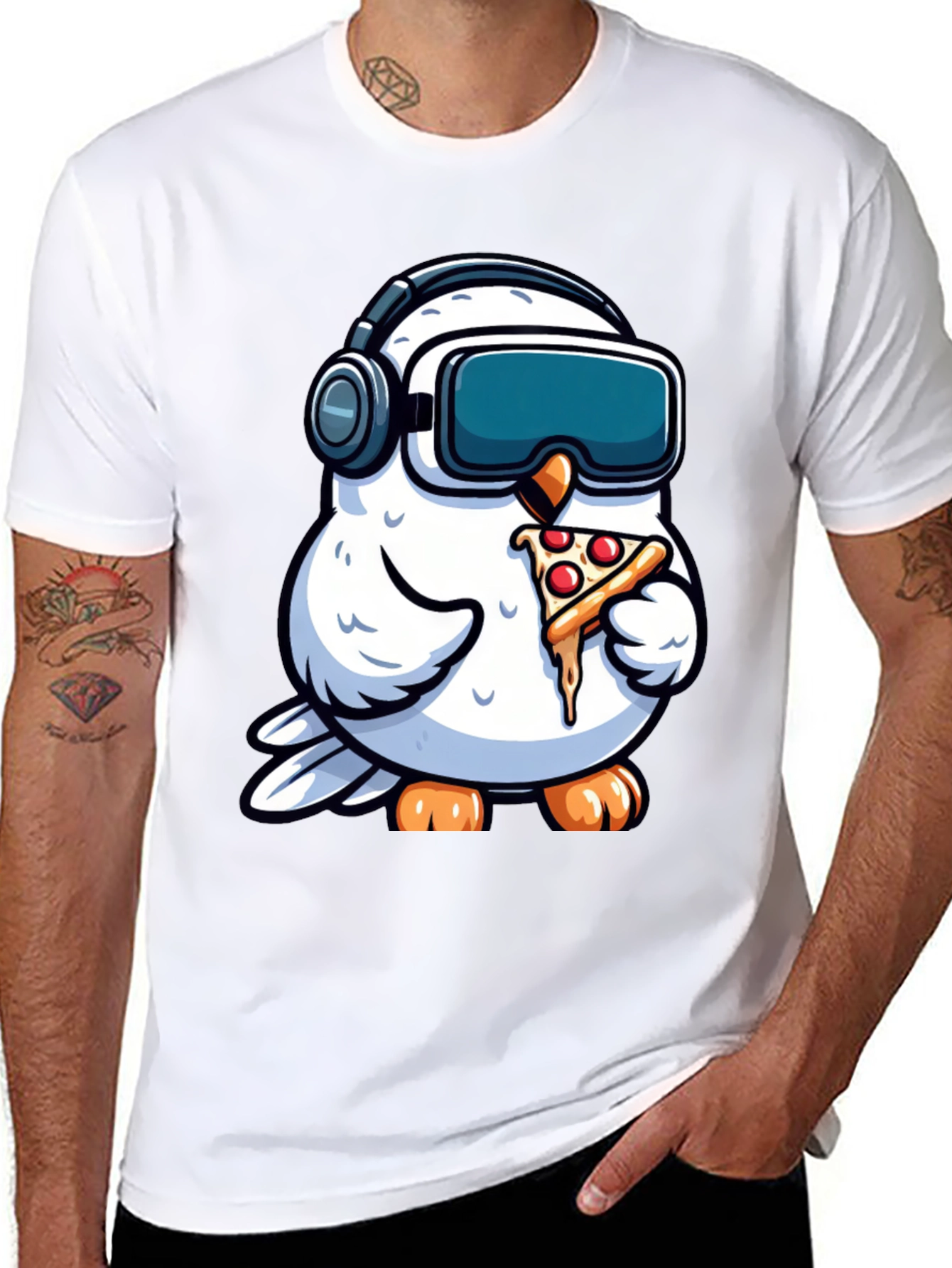 VR Pizza Bird Graphic Tee